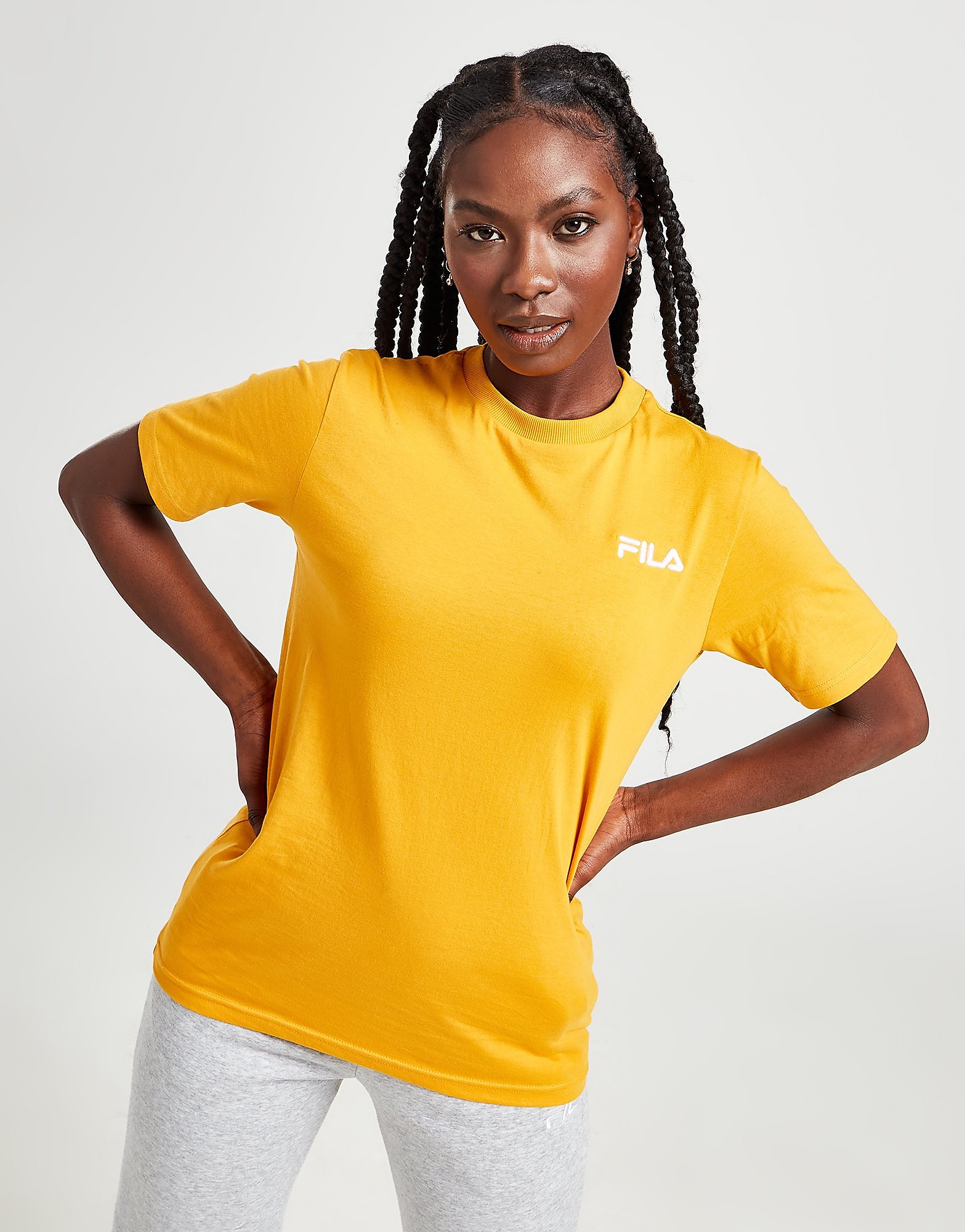 

Fila Core Boyfriend T-Shirt - Only at JD - Yellow - Womens, Yellow
