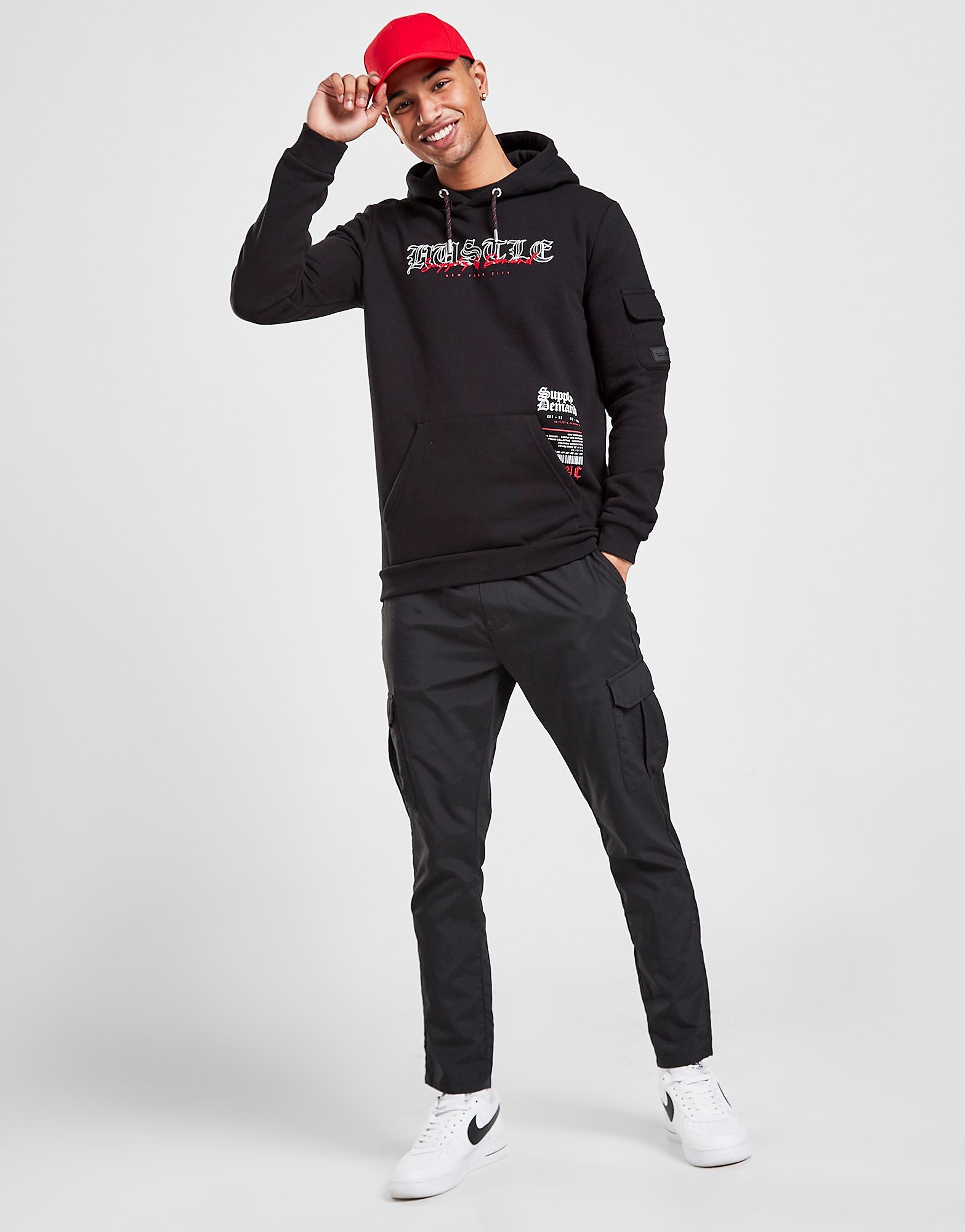 Supply & Demand Micro Hoodie - Black - Mens, Black