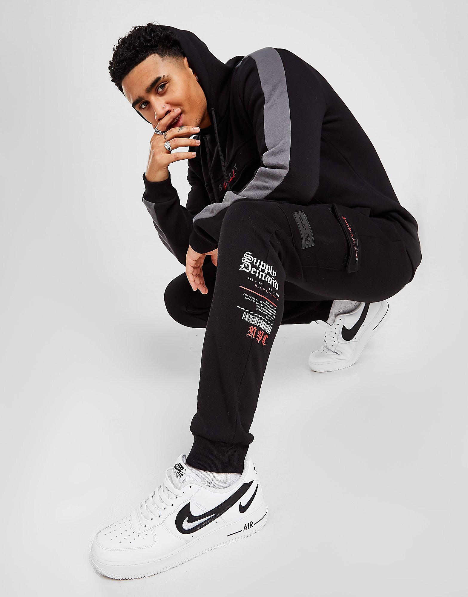 

Supply & Demand Micro Joggers - Black - Mens, Black