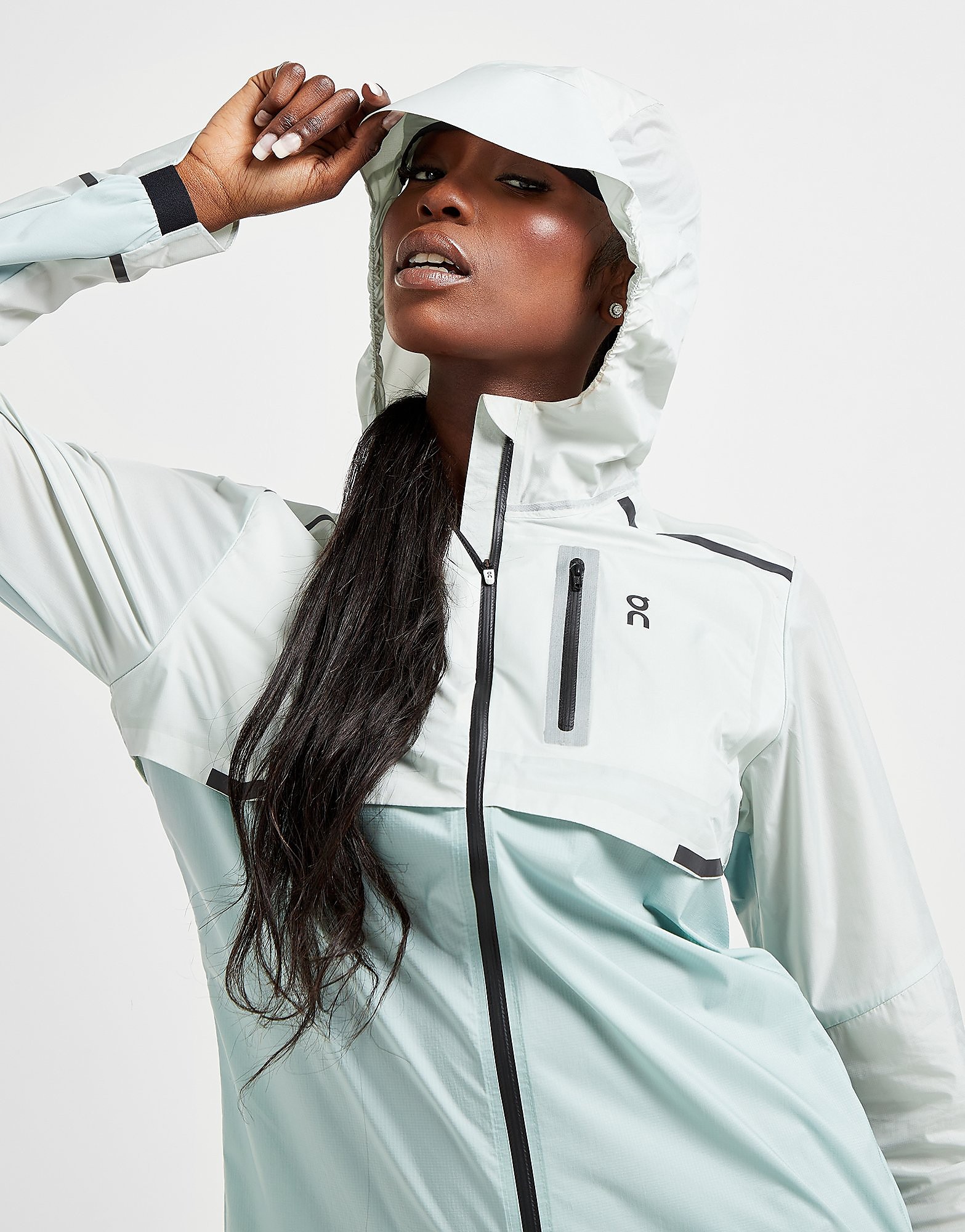 

On Running Weather Jacket - Blue - Womens, Blue
