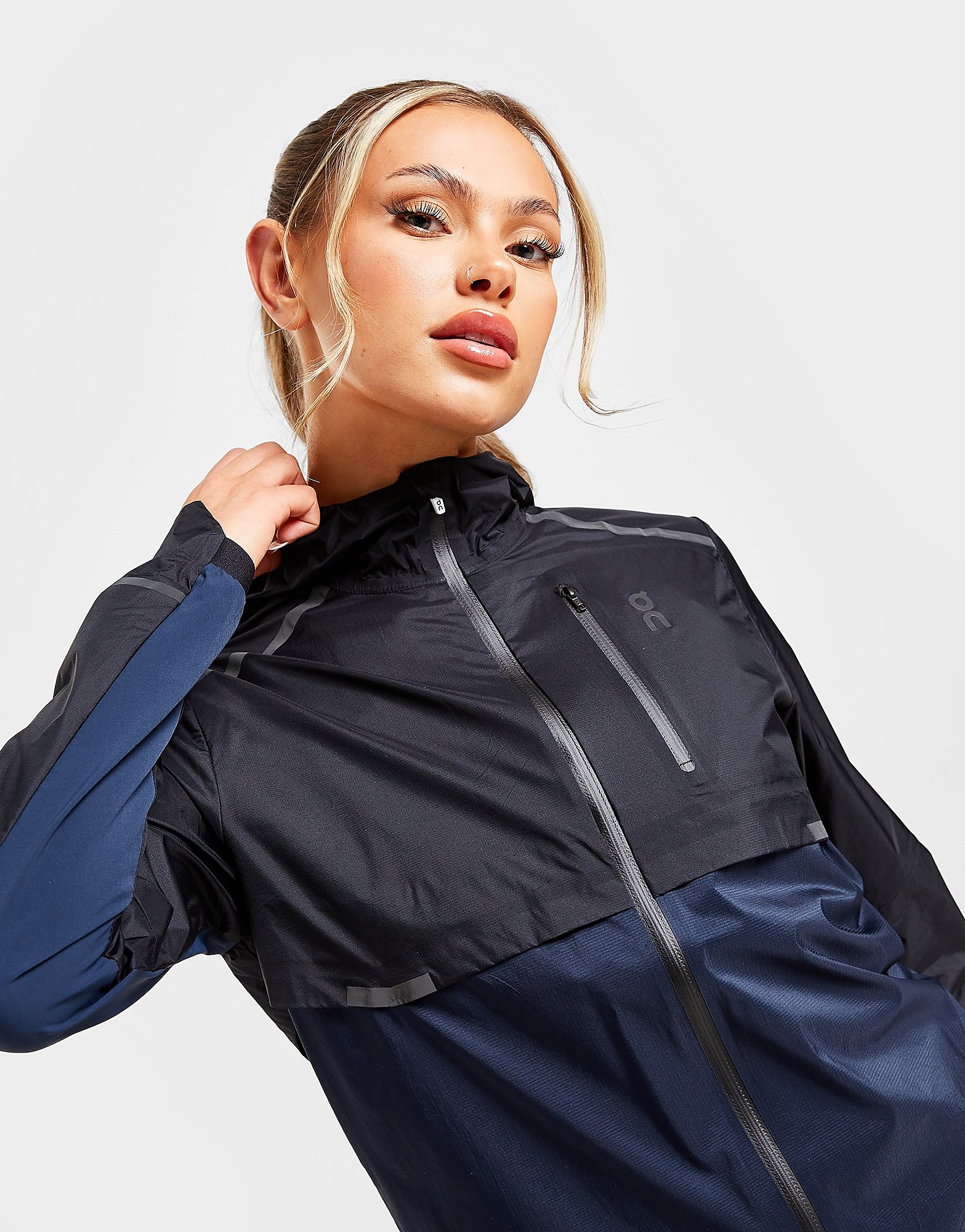 

On Running Weather Jacket - Blue - Womens, Blue
