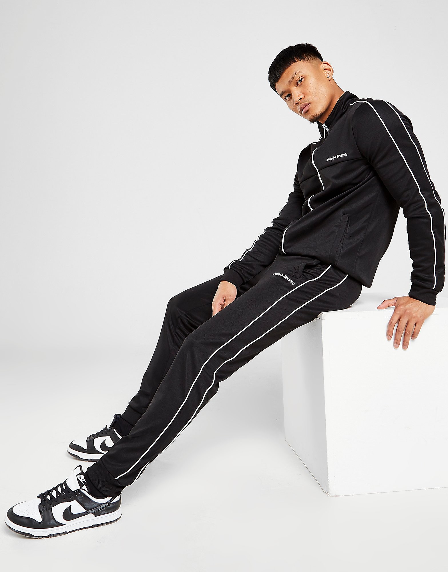 

Supply & Demand Retro Track Pants - Black - Mens, Black