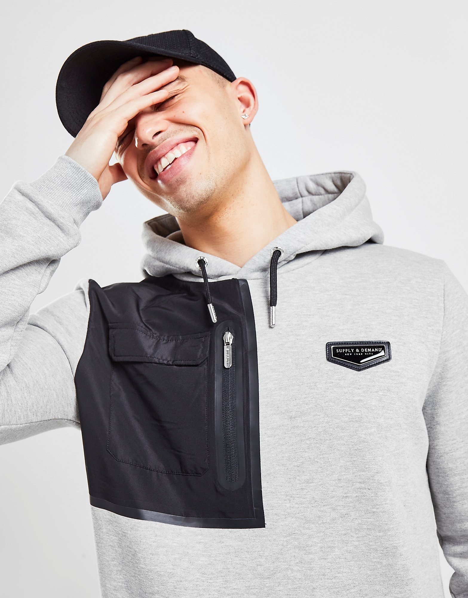 

Supply & Demand Confide Hoodie - Grey - Mens, Grey