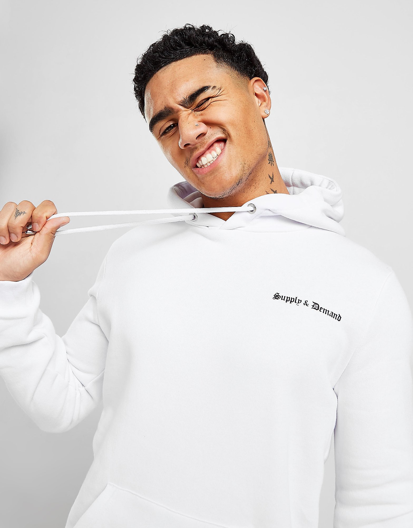 

Supply & Demand Power Hoodie - White - Mens, White