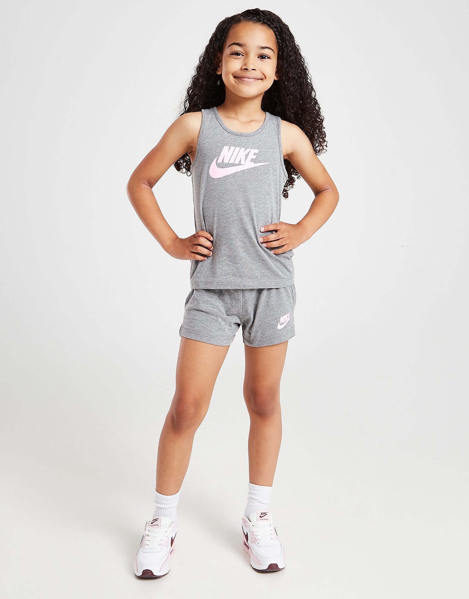 

Nike Girls' Club Tank/Shorts Set Children - Grey - Kids, Grey