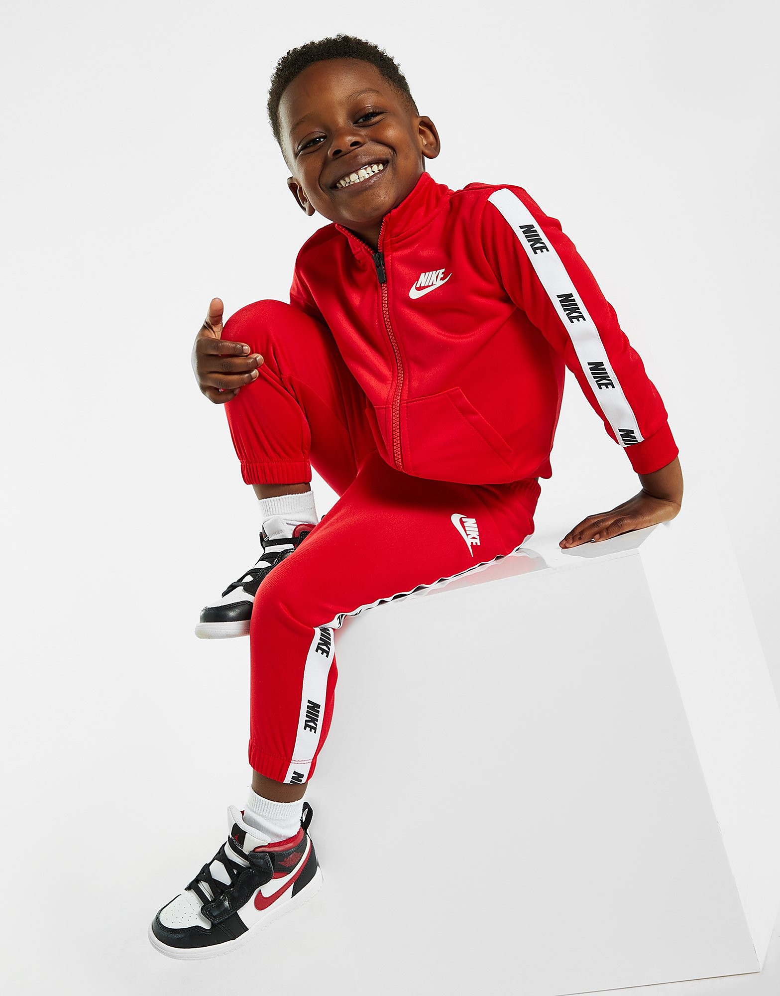 Nike Tape Track Top Infant - Red - Kids, Red