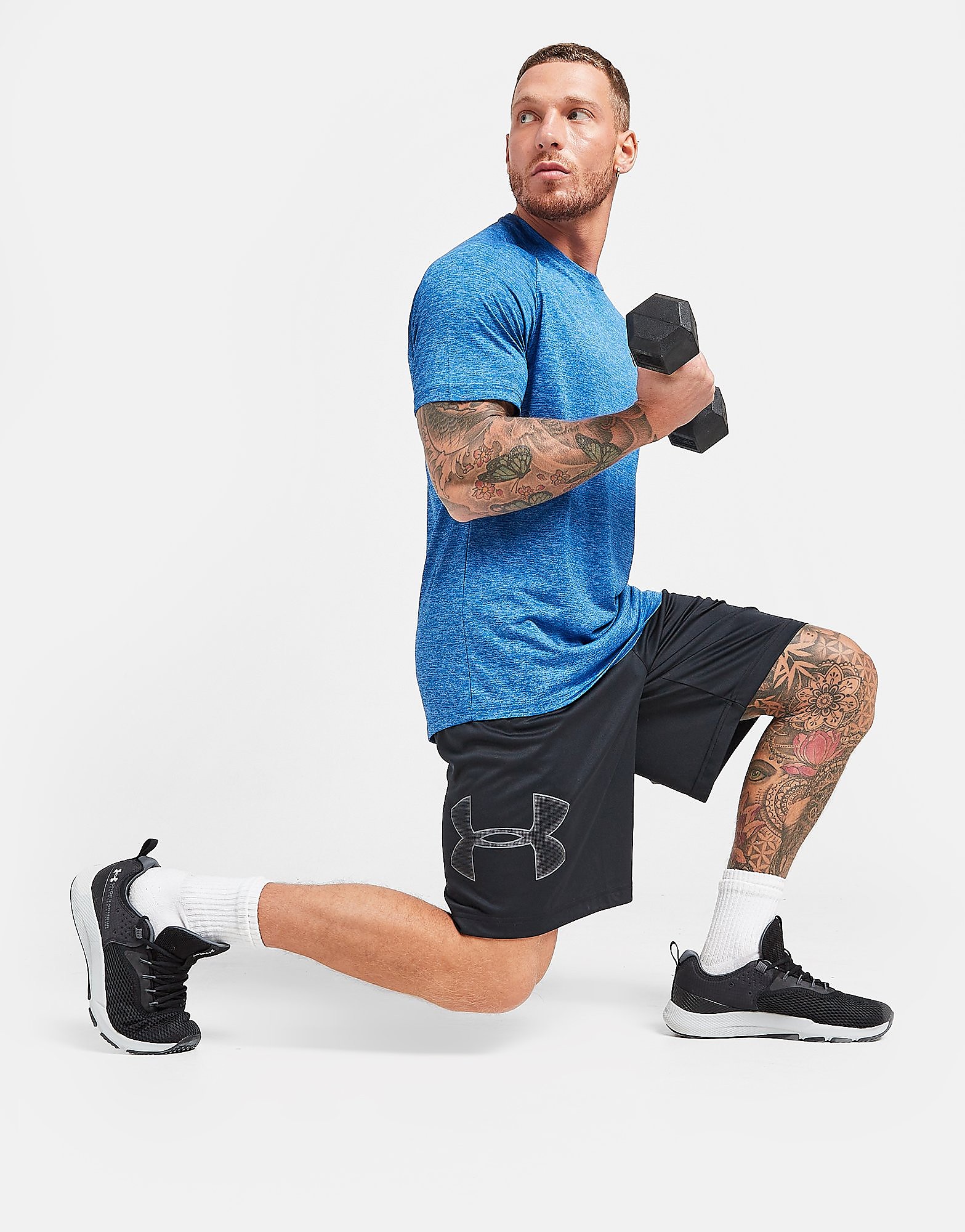 

Under Armour Tech Graphic Shorts - Black - Mens, Black