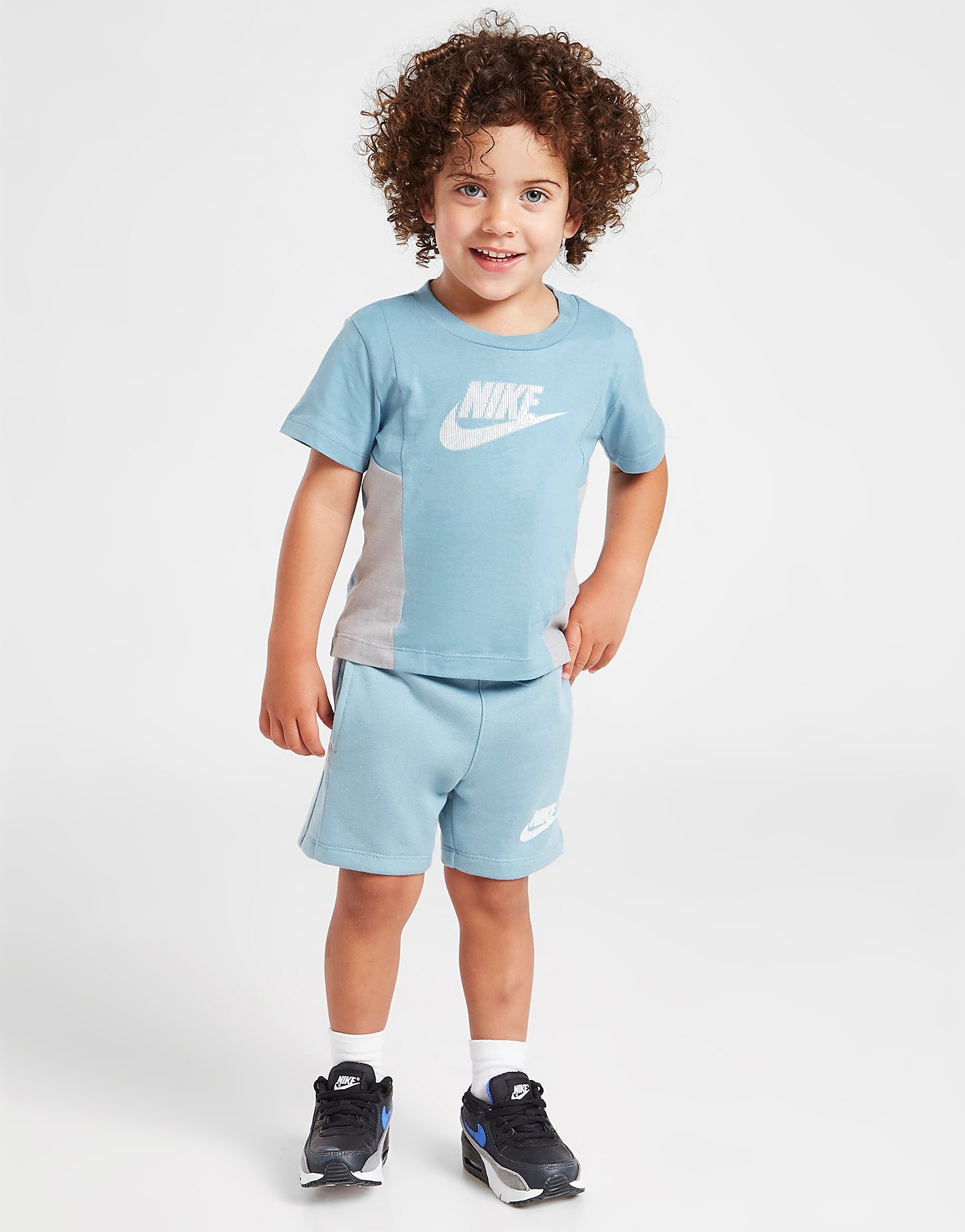 

Nike Hybrid T-Shirt/Shorts Set Infant - Only at JD - Blue - Kids, Blue