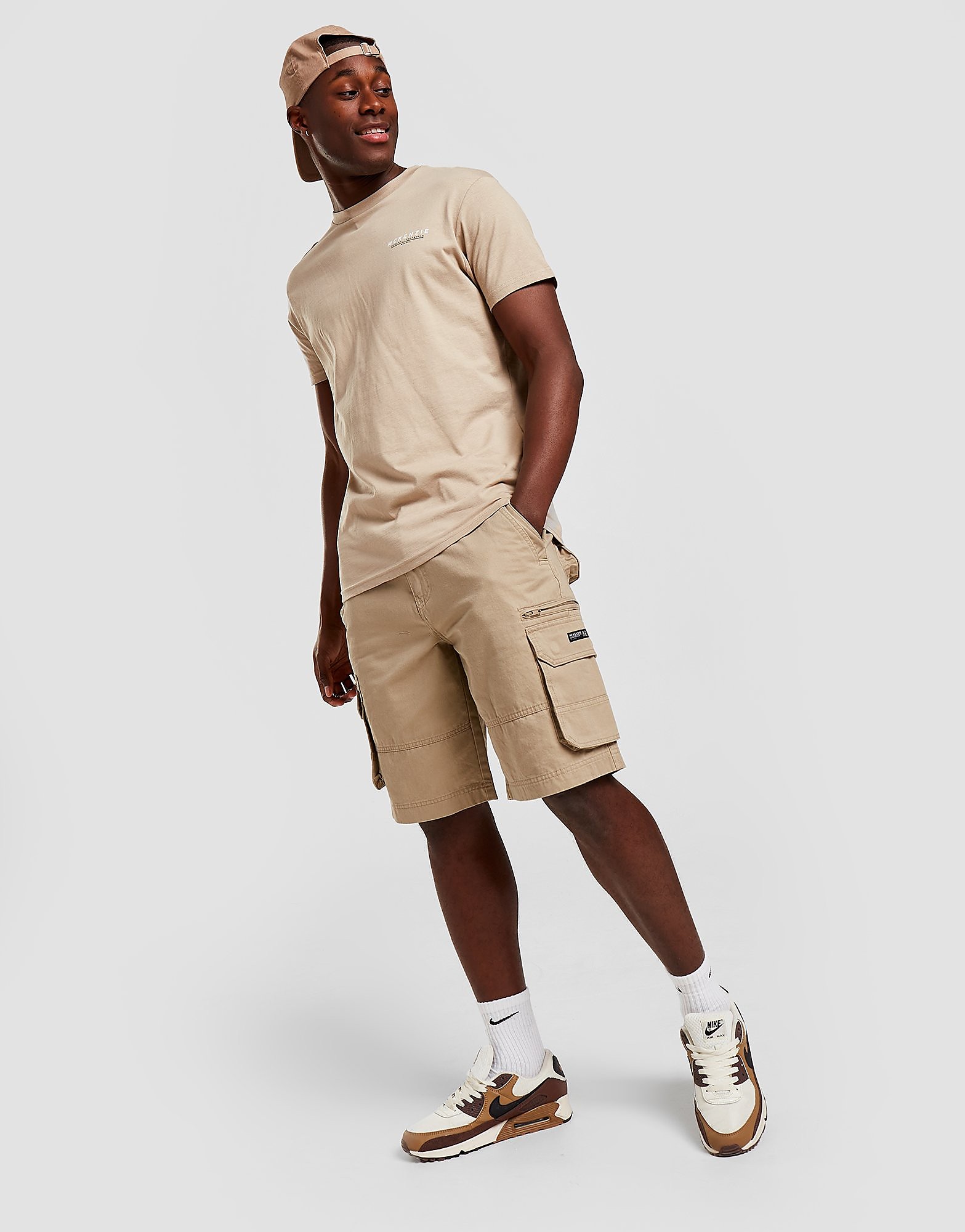 McKenzie Melker Cargo Shorts - Only at JD - Brown - Mens, Brown