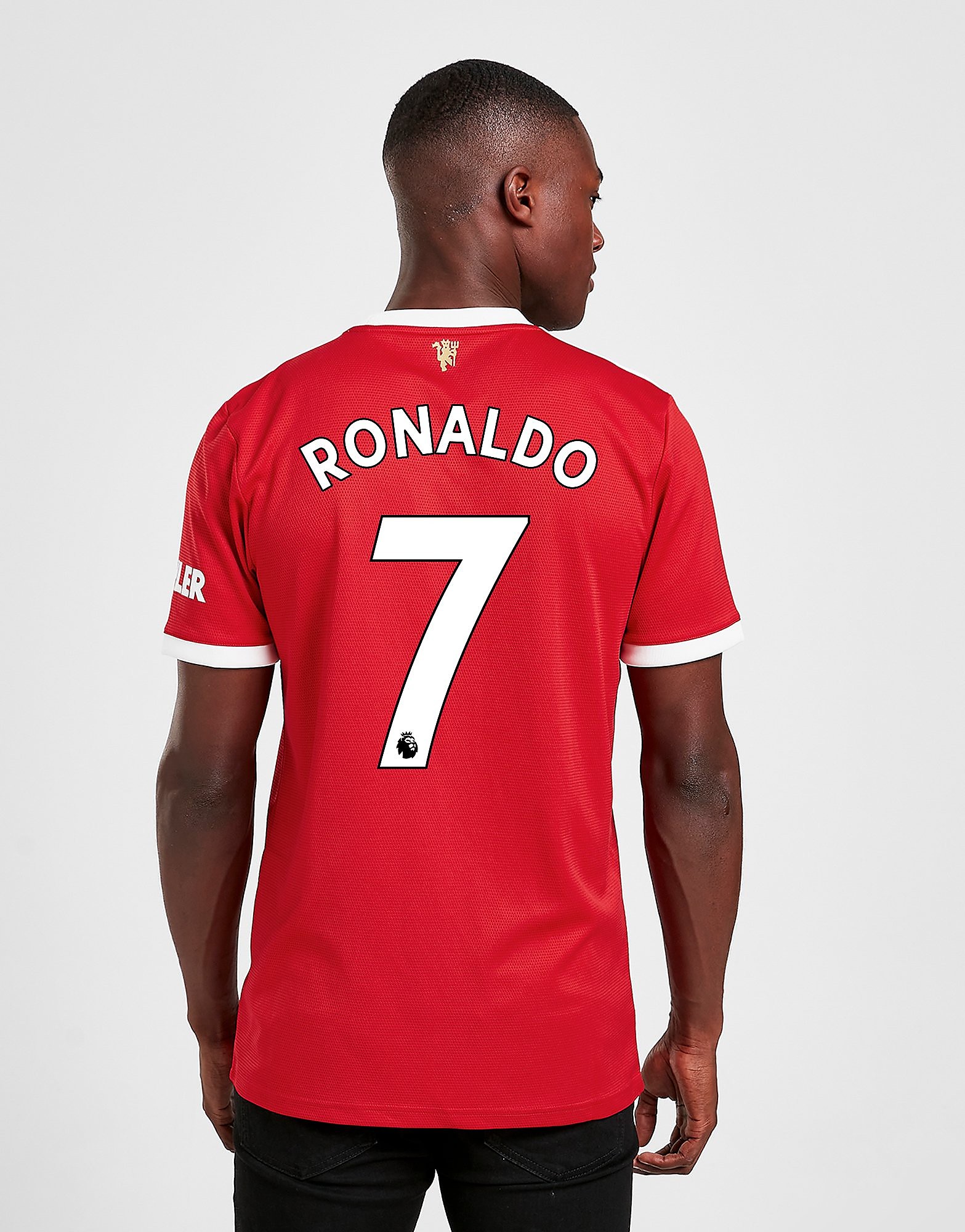 adidas Manchester United 21/22 Ronaldo #7 Home Shirt - Red - Mens, Red