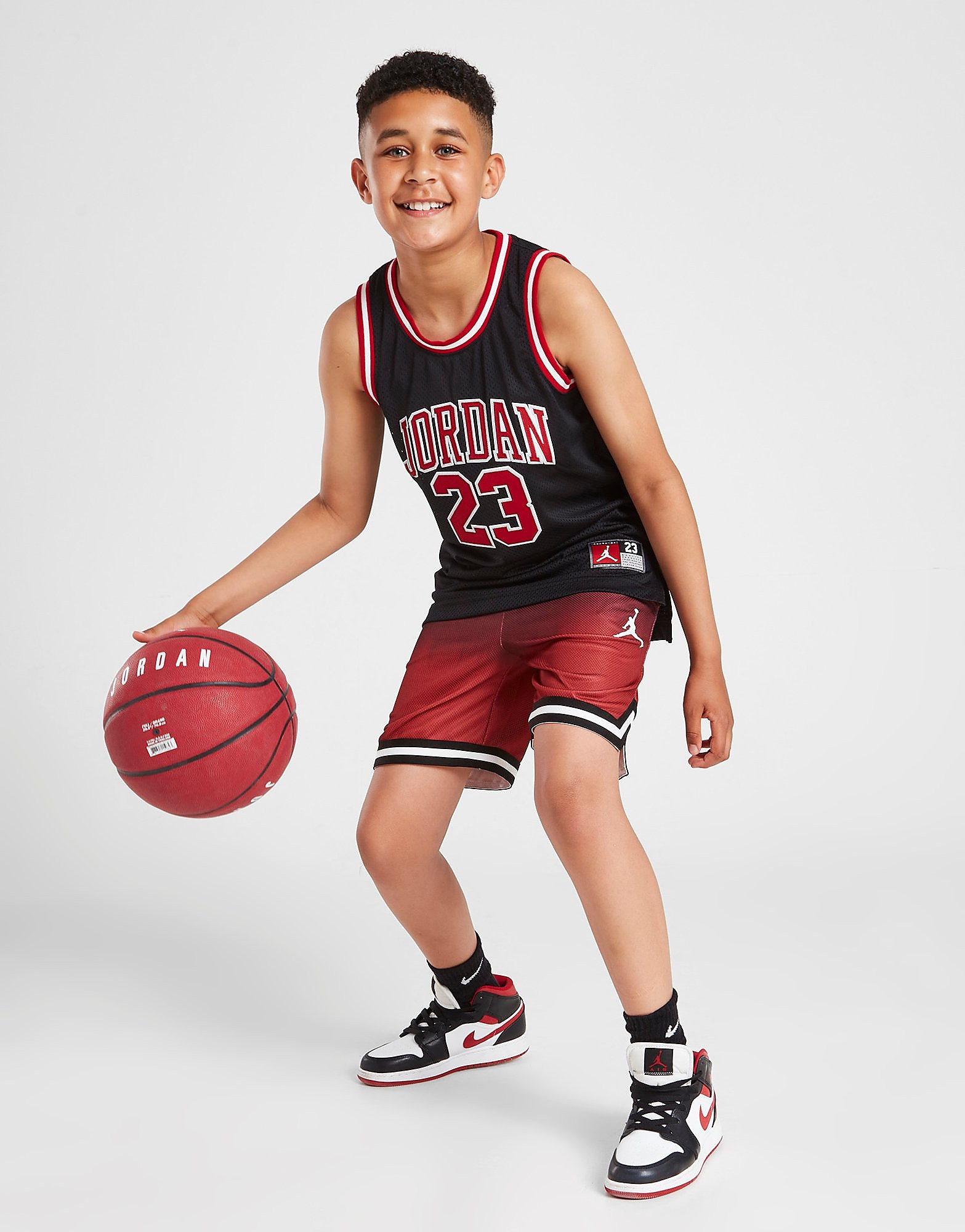 

Jordan Ombre Mesh Shorts Junior - Red - Kids, Red