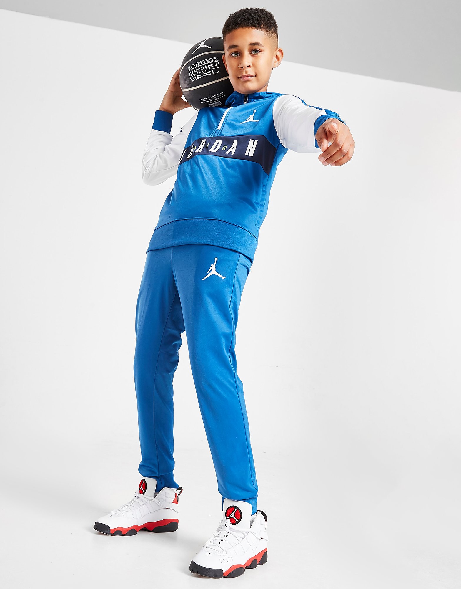 

Jordan Colour Block Tracksuit Junior - Only at JD - Blue - Kids, Blue