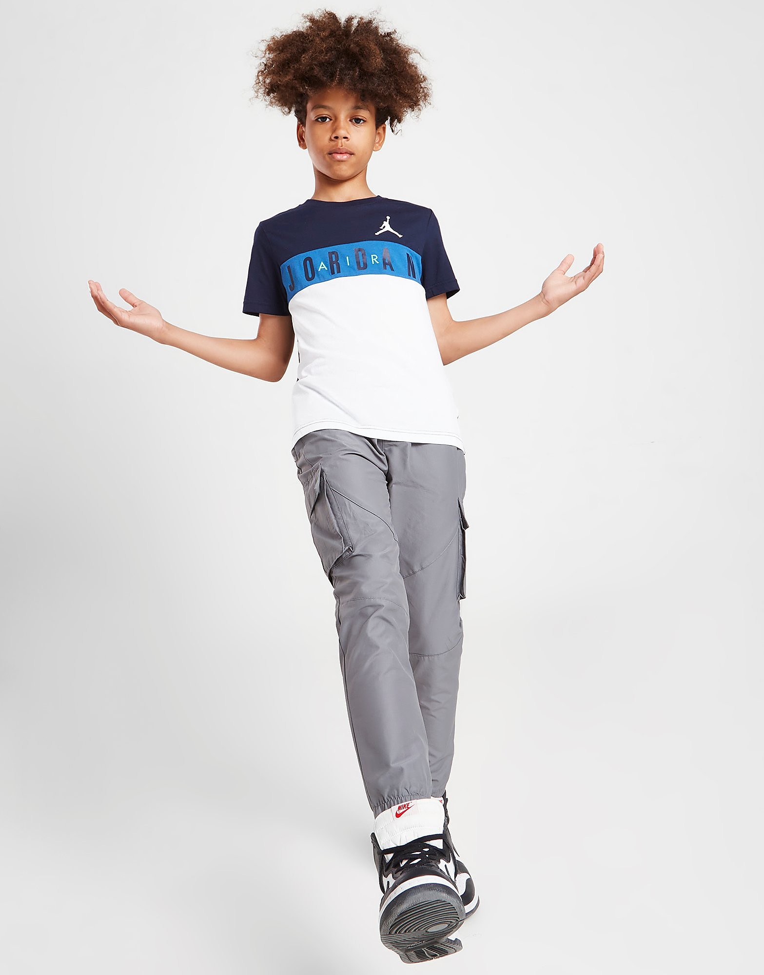 

Jordan Colour Block Jumpman T-Shirt Junior - Only at JD - White - Kids, White