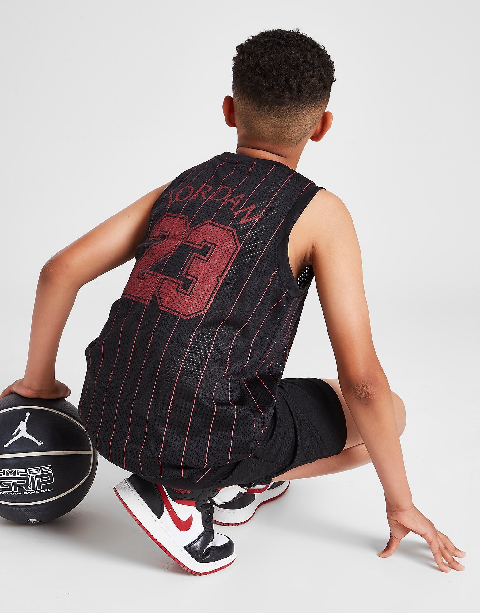 

Jordan Basketball Stripe Vest Junior - Black - Kids, Black