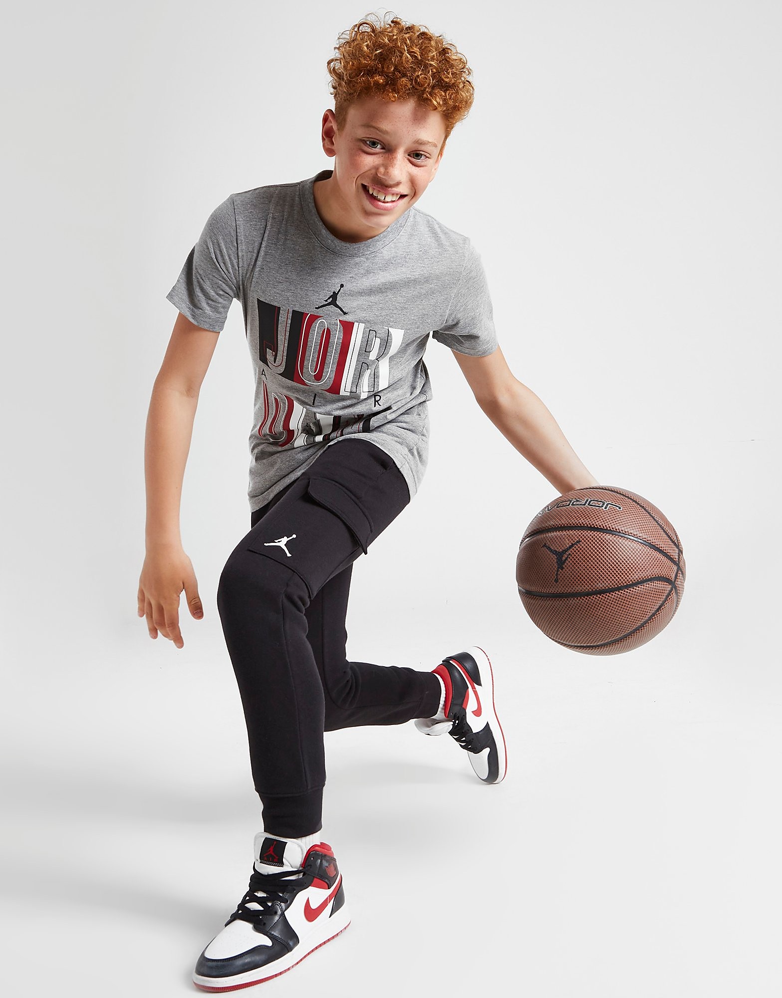 

Jordan Stack T-Shirt Junior - Grey - Kids, Grey
