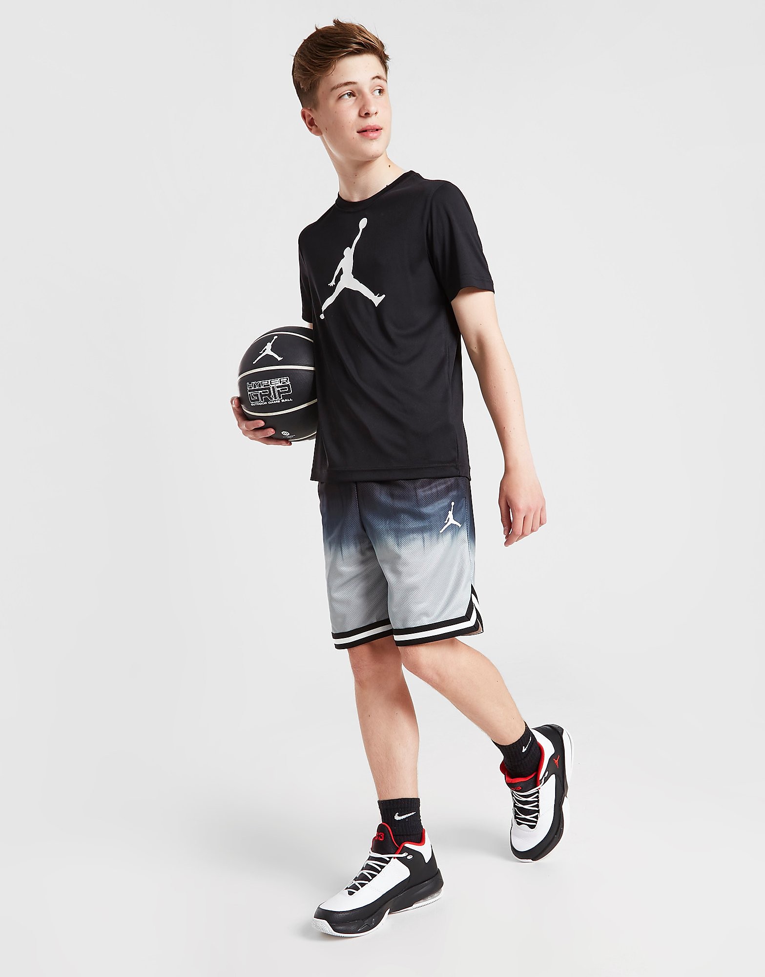 

Jordan Ombre Mesh Shorts Junior - Grey - Kids, Grey