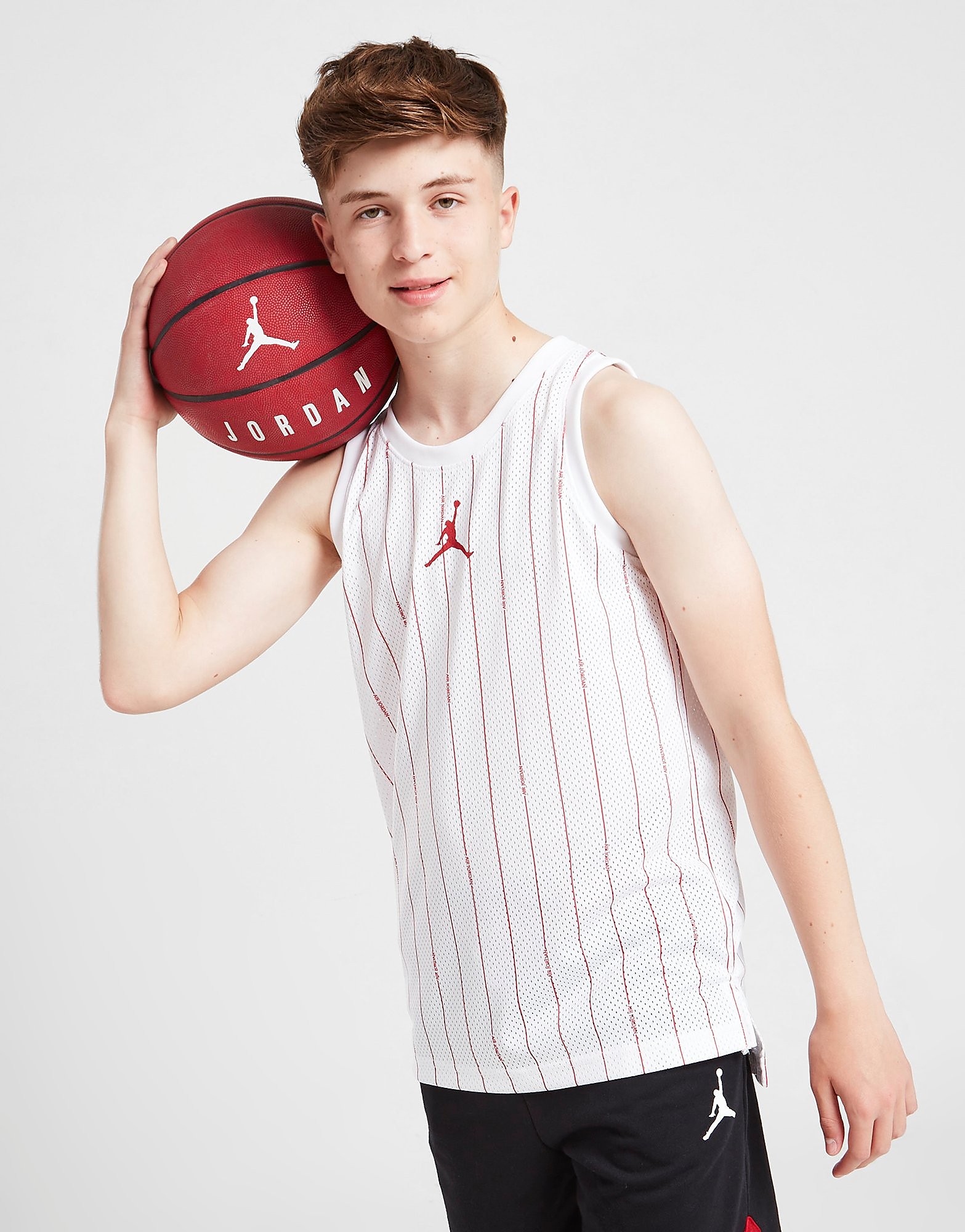 

Jordan Basketball Stripe Vest Junior - White - Kids, White