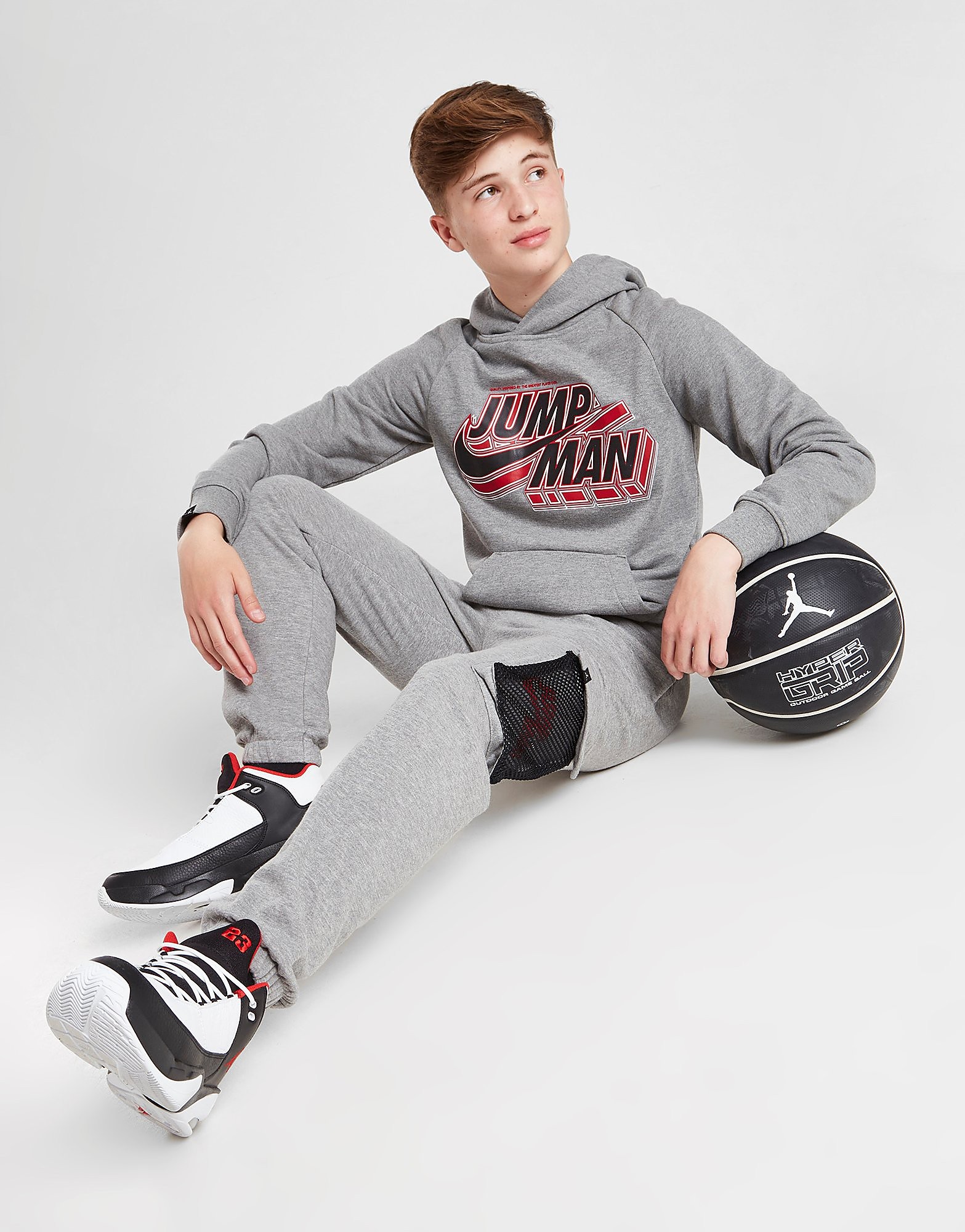 

Jordan Jumpman Hoodie Junior - Grey - Kids, Grey