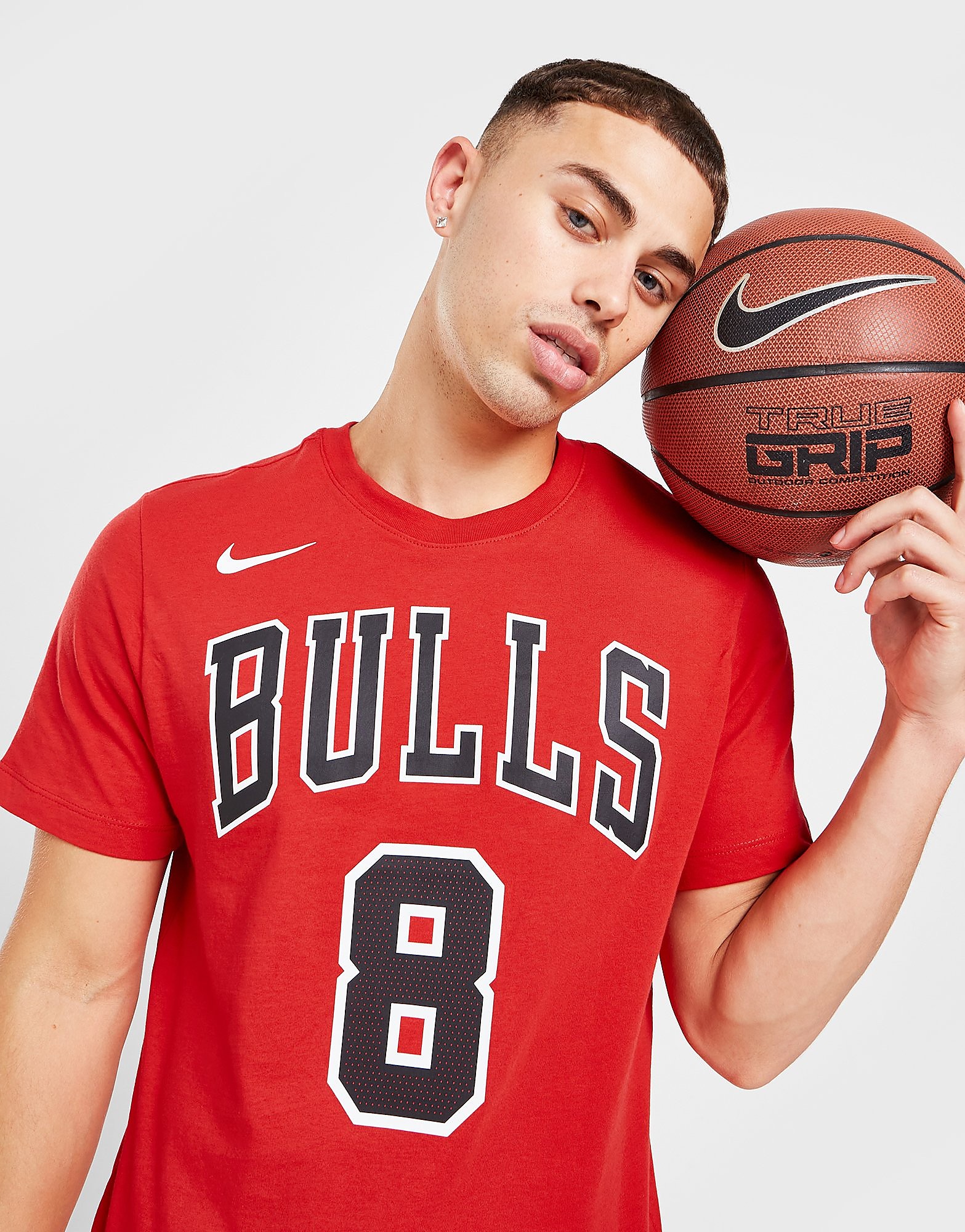 

Nike NBA Chicago Bulls Lavine #8 T-Shirt - University Red - Mens, University Red