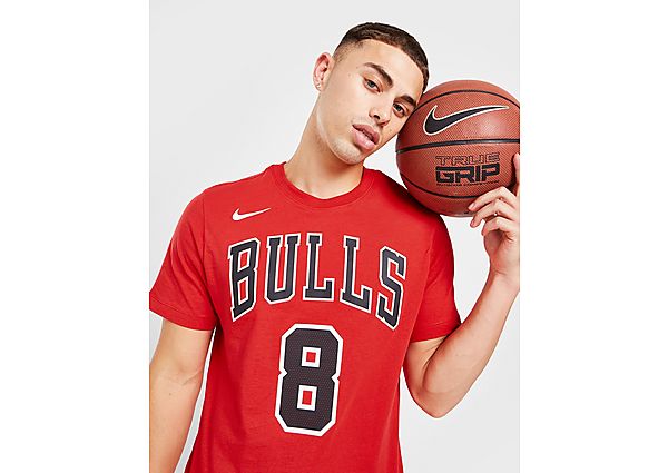 Nike Tee-shirt Nike NBA Zach LaVine Bulls pour Homme - University Red, University Red
