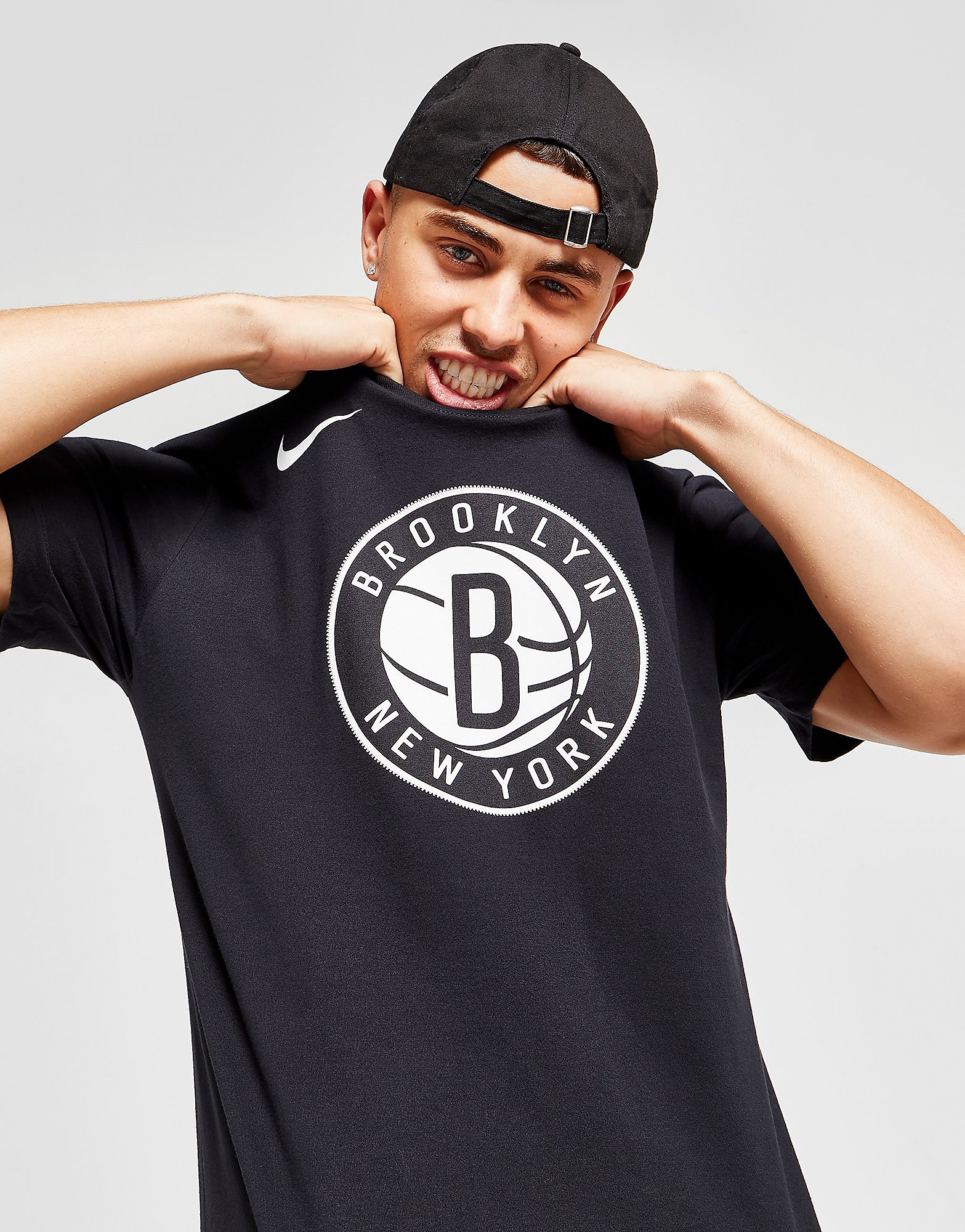 

Nike NBA Brooklyn Nets Essential Logo T-Shirt - Black - Mens, Black