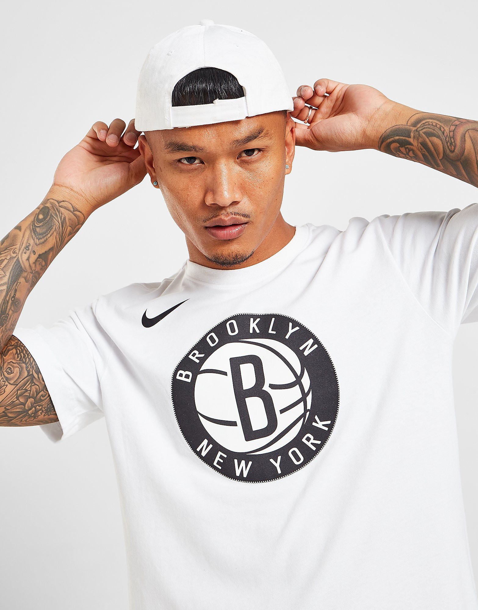 

Nike NBA Brooklyn Nets Essential Logo T-Shirt - White - Mens, White