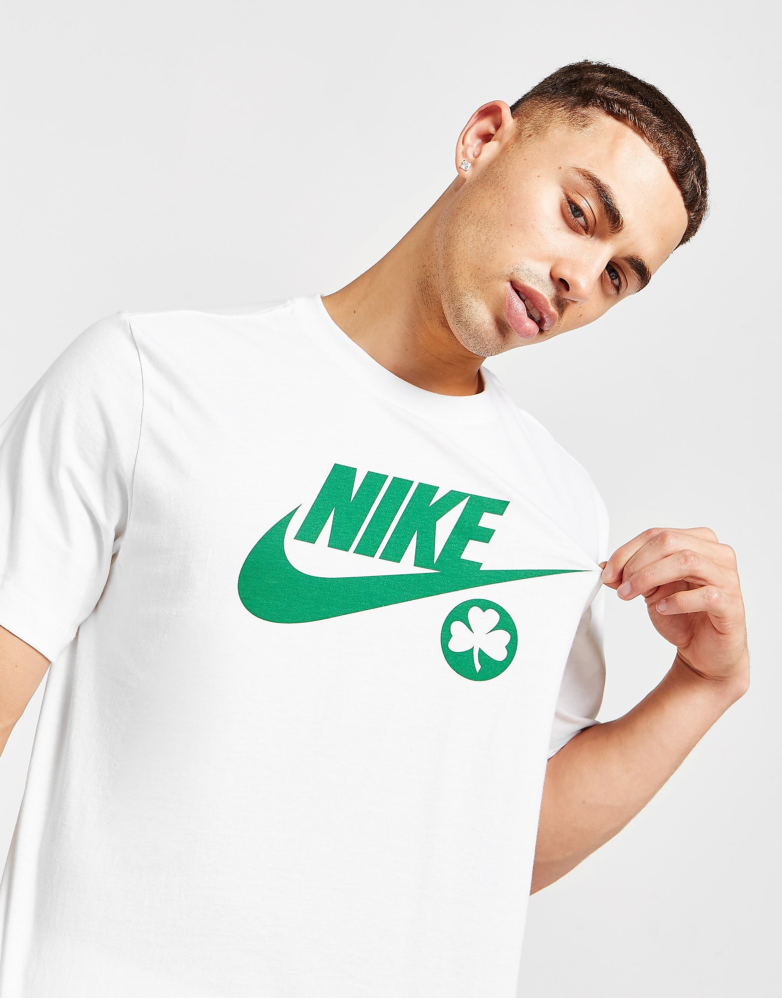 

Nike NBA Boston Celtics Futura T-Shirt - White - Mens, White