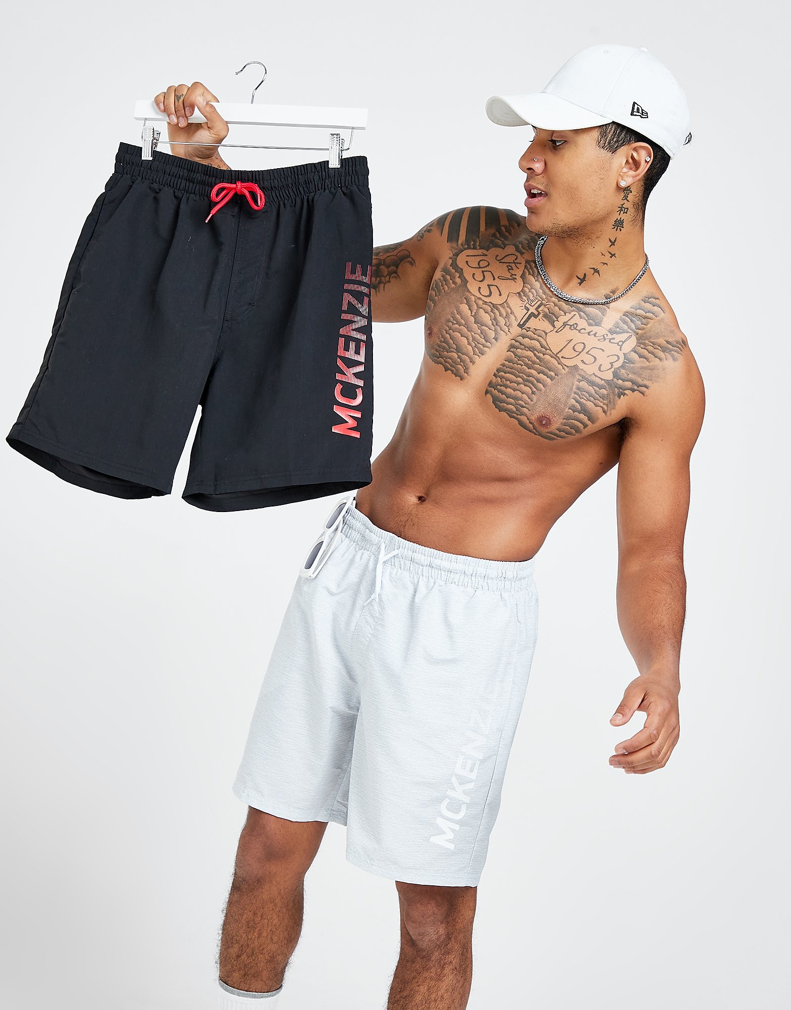 

McKenzie 2-Pack Altair Swim Shorts - Only at JD - Black - Mens, Black