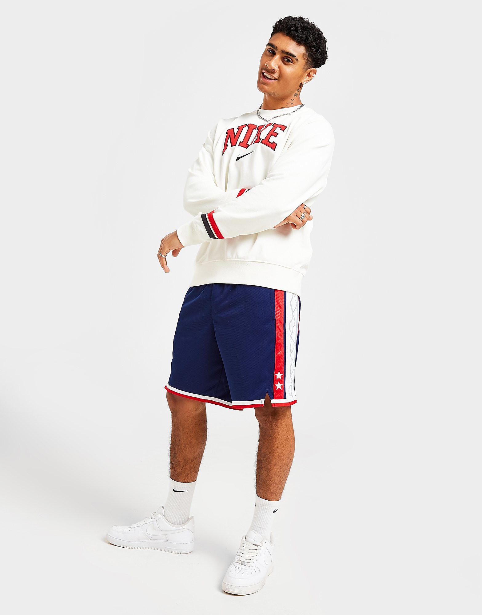 

Nike NBA Brooklyn Nets Swingman Shorts - Blue Void/White/University Red - Mens, Blue Void/White/University Red