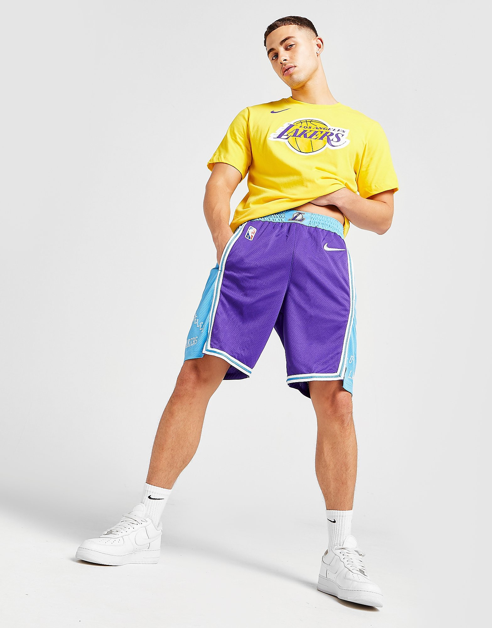 

Jordan NBA Los Angeles Lakers Swingman Shorts - Purple/S - Mens, Purple/S