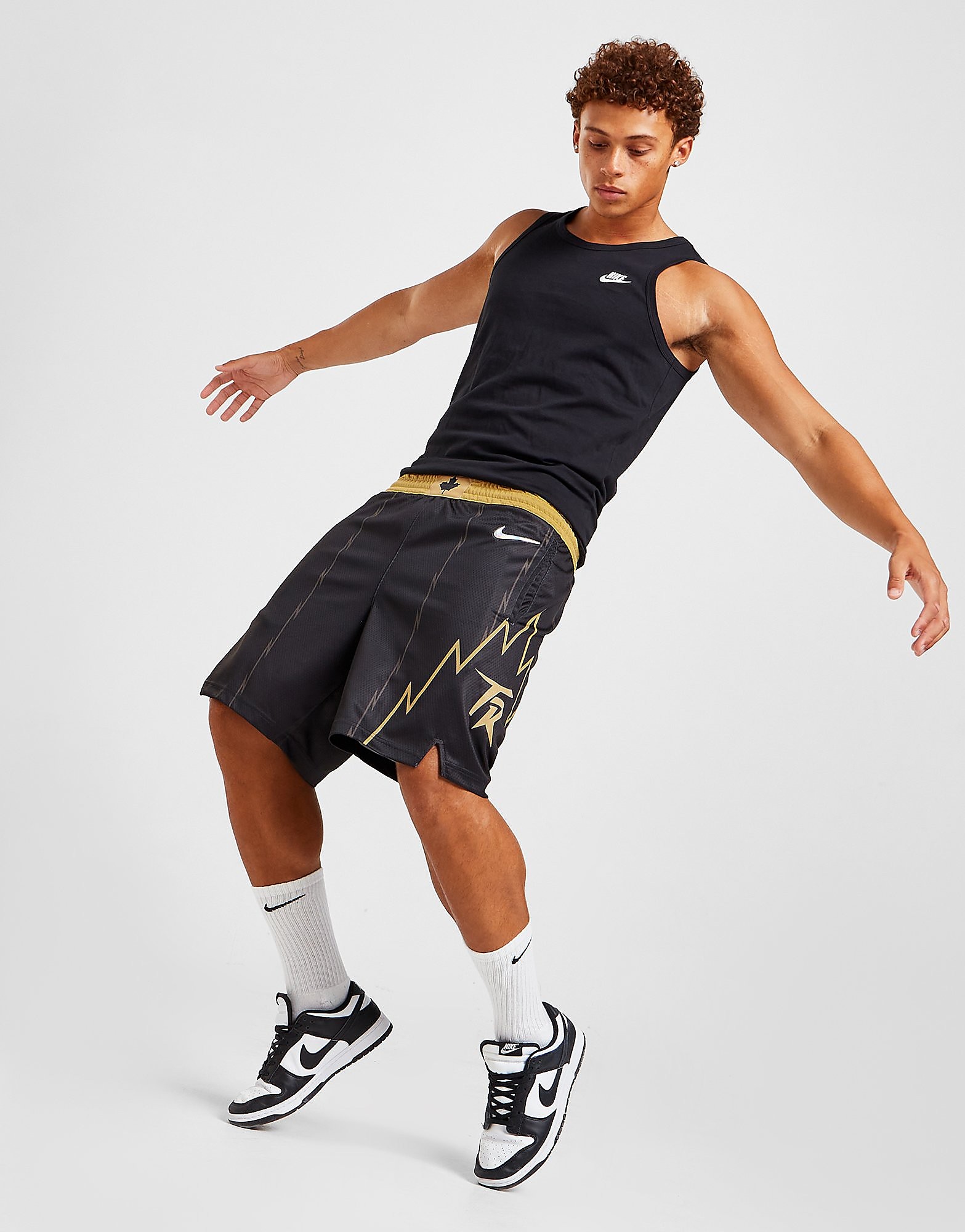 

Nike NBA Toronto Raptors Swingman Shorts - Black - Mens, Black