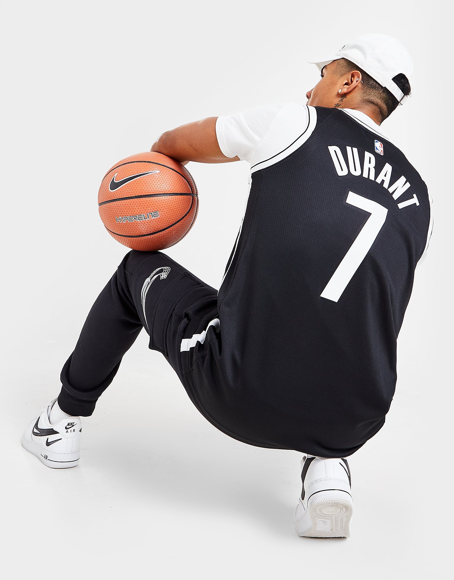 

Nike NBA Brooklyn Nets Swingman Durant #7 Jersey - Black - Mens, Black