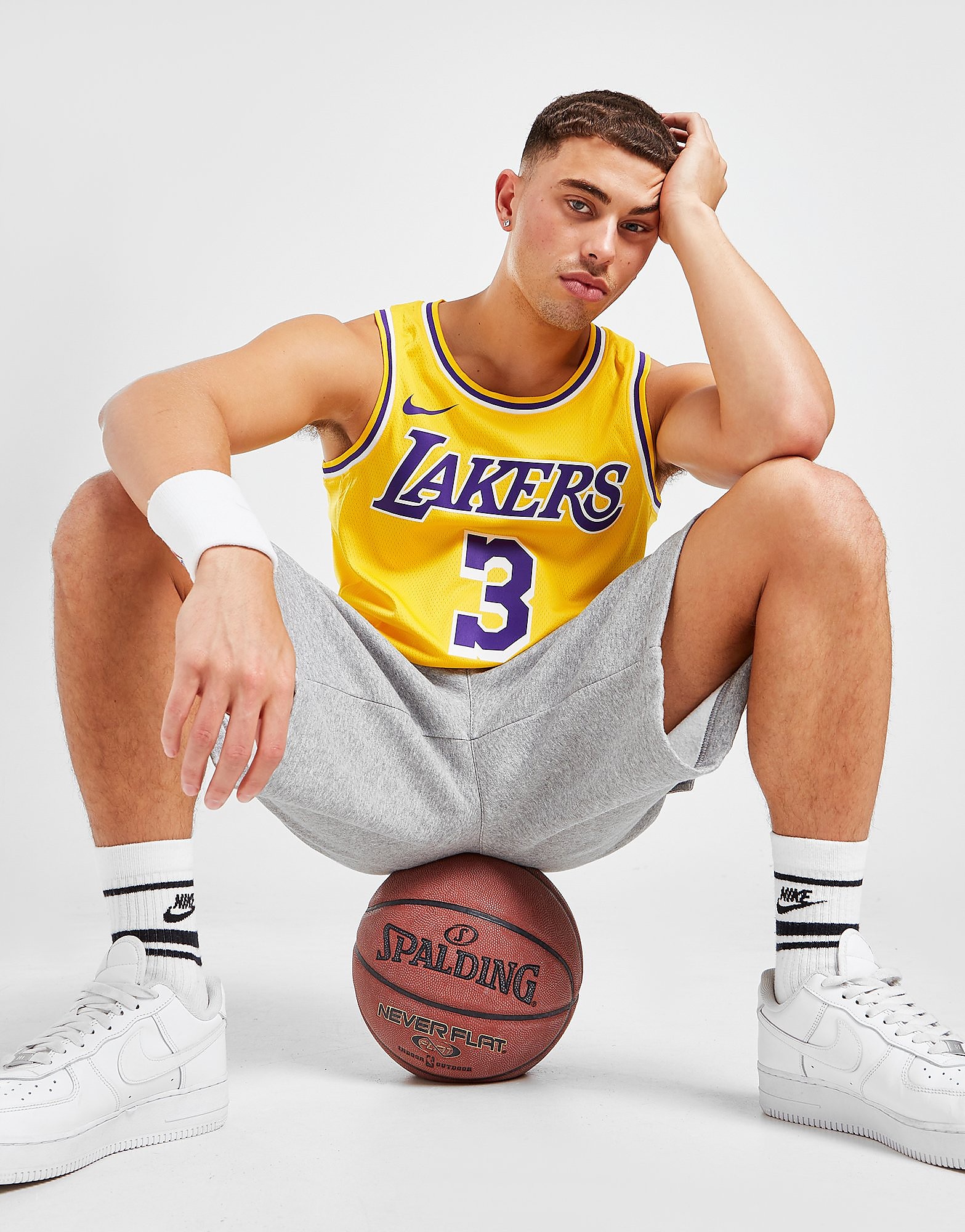 

Nike NBA Los Angeles Lakers Davis #3 Swingman Jersey - Amarillo/Field Purple - Mens, Amarillo/Field Purple