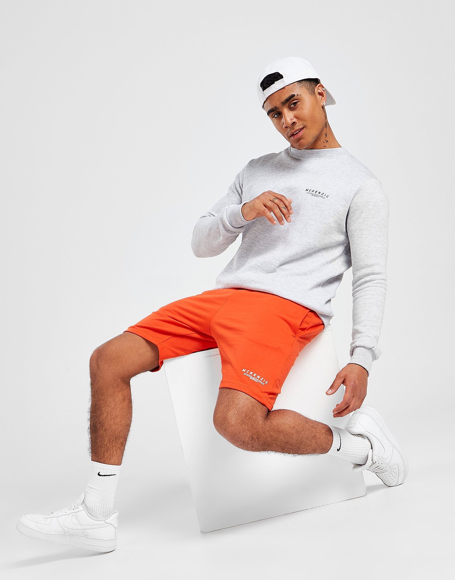 

McKenzie Essential Fleece Shorts - Only at JD - Orange - Mens, Orange