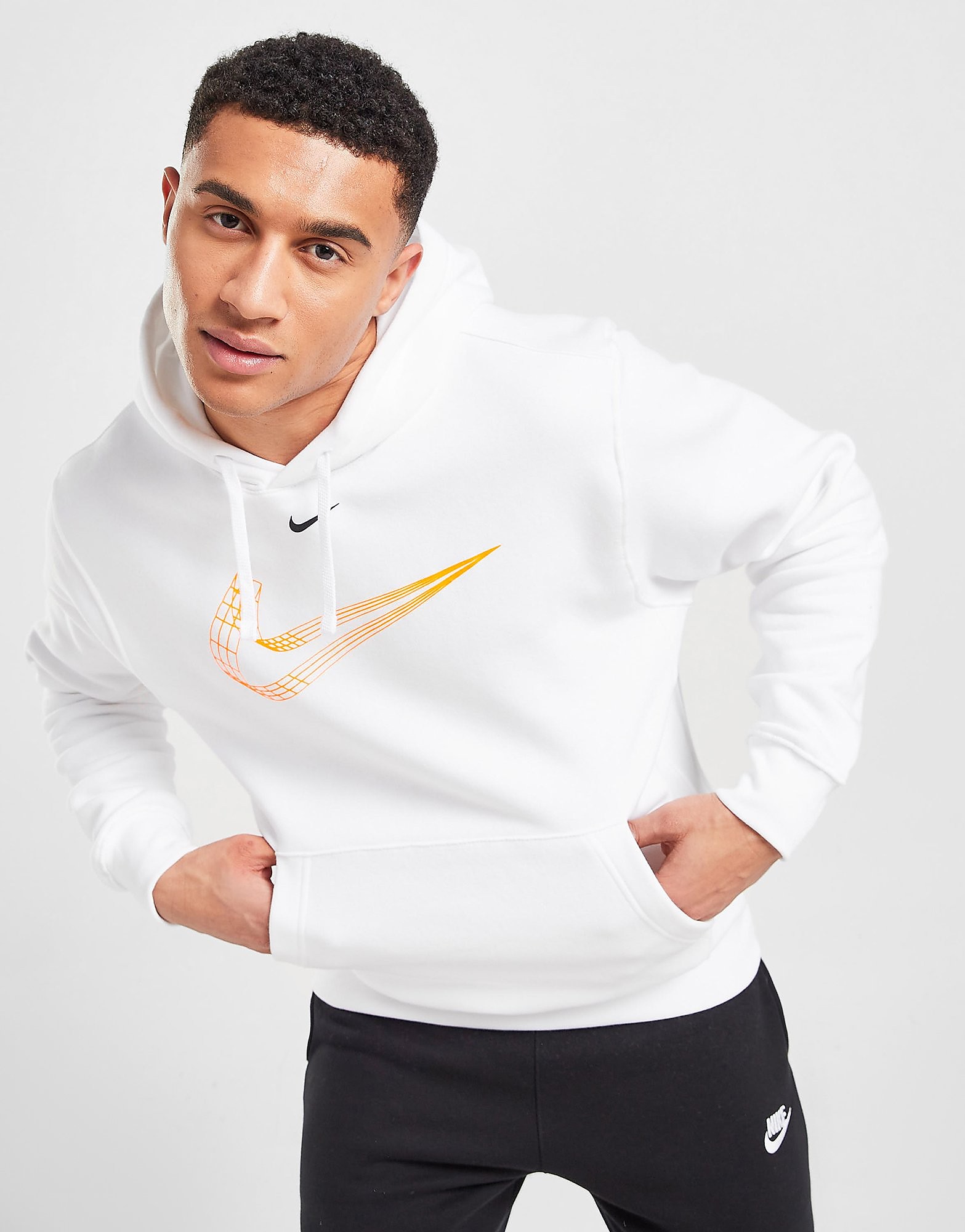 

Nike 3D Hoodie - White - Mens, White