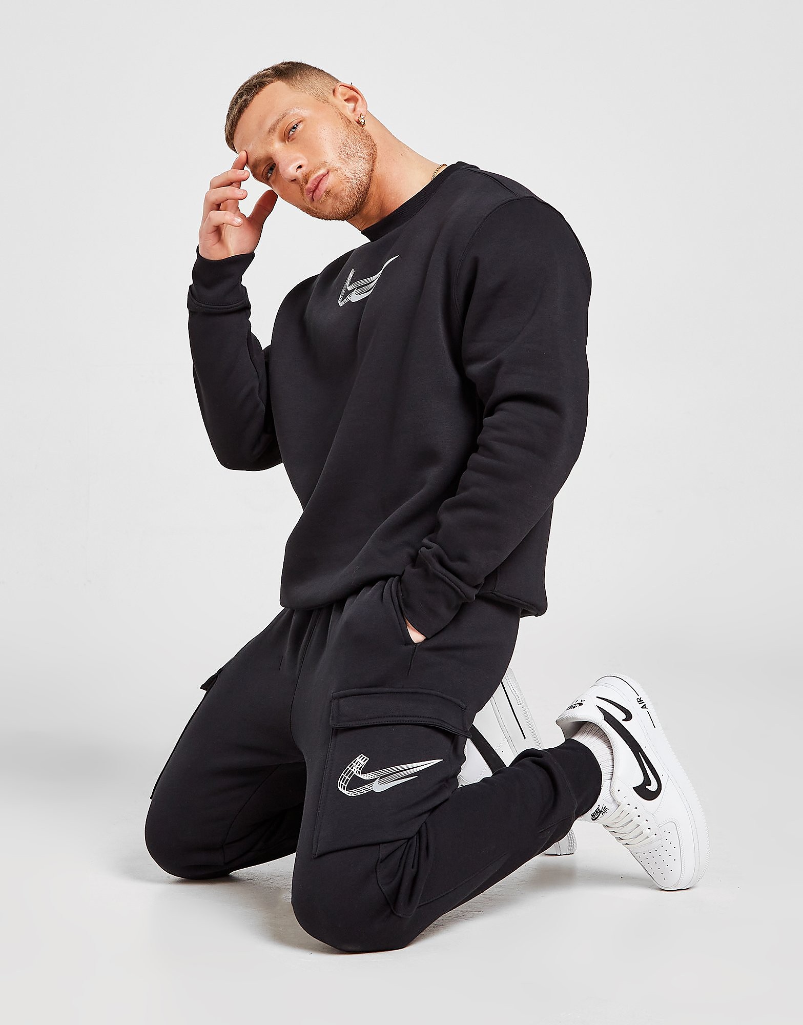 

Nike 3D Cargo Joggers - Black - Mens, Black