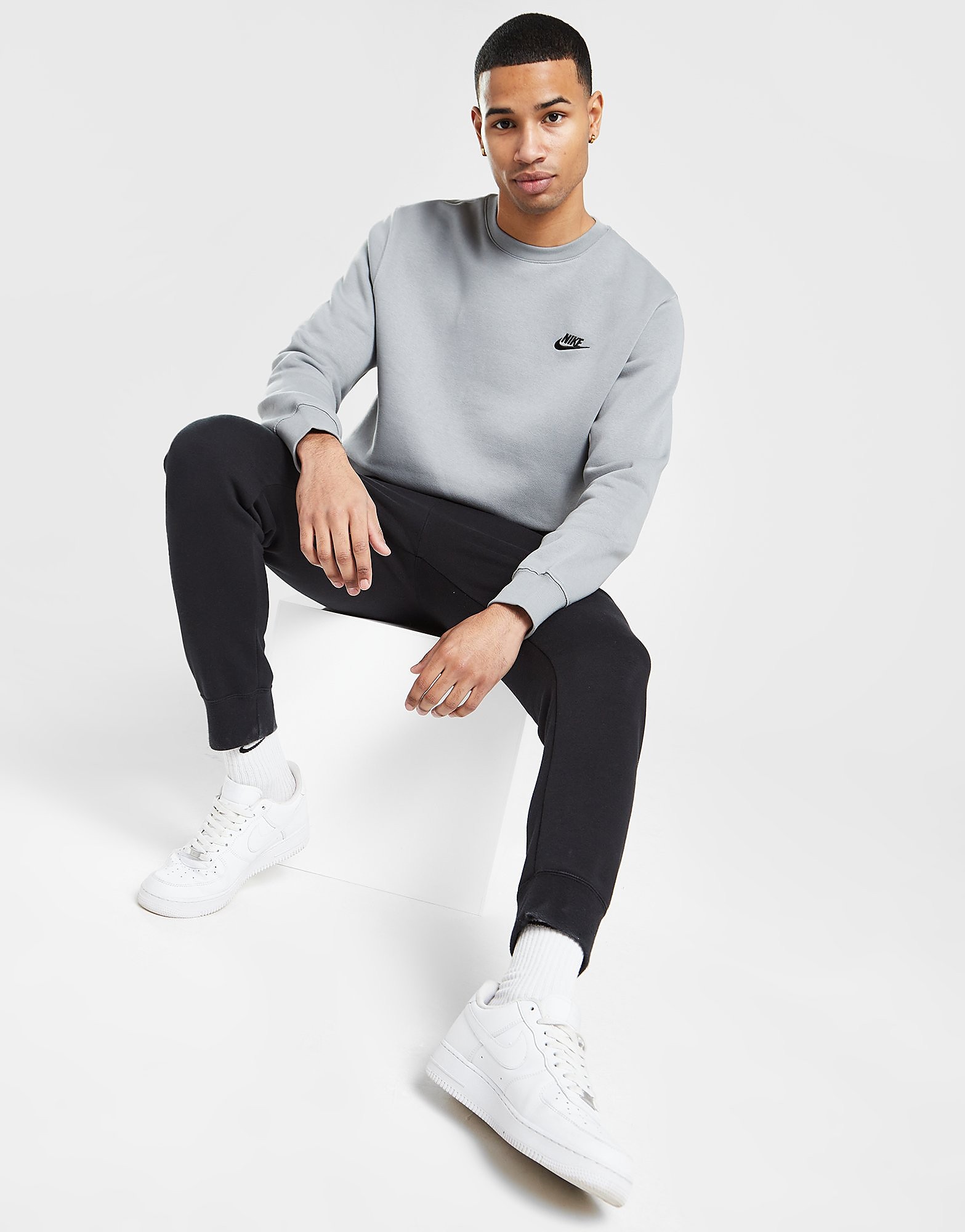 

Nike Foundation Crew Sweatshirt - Grey - Mens, Grey