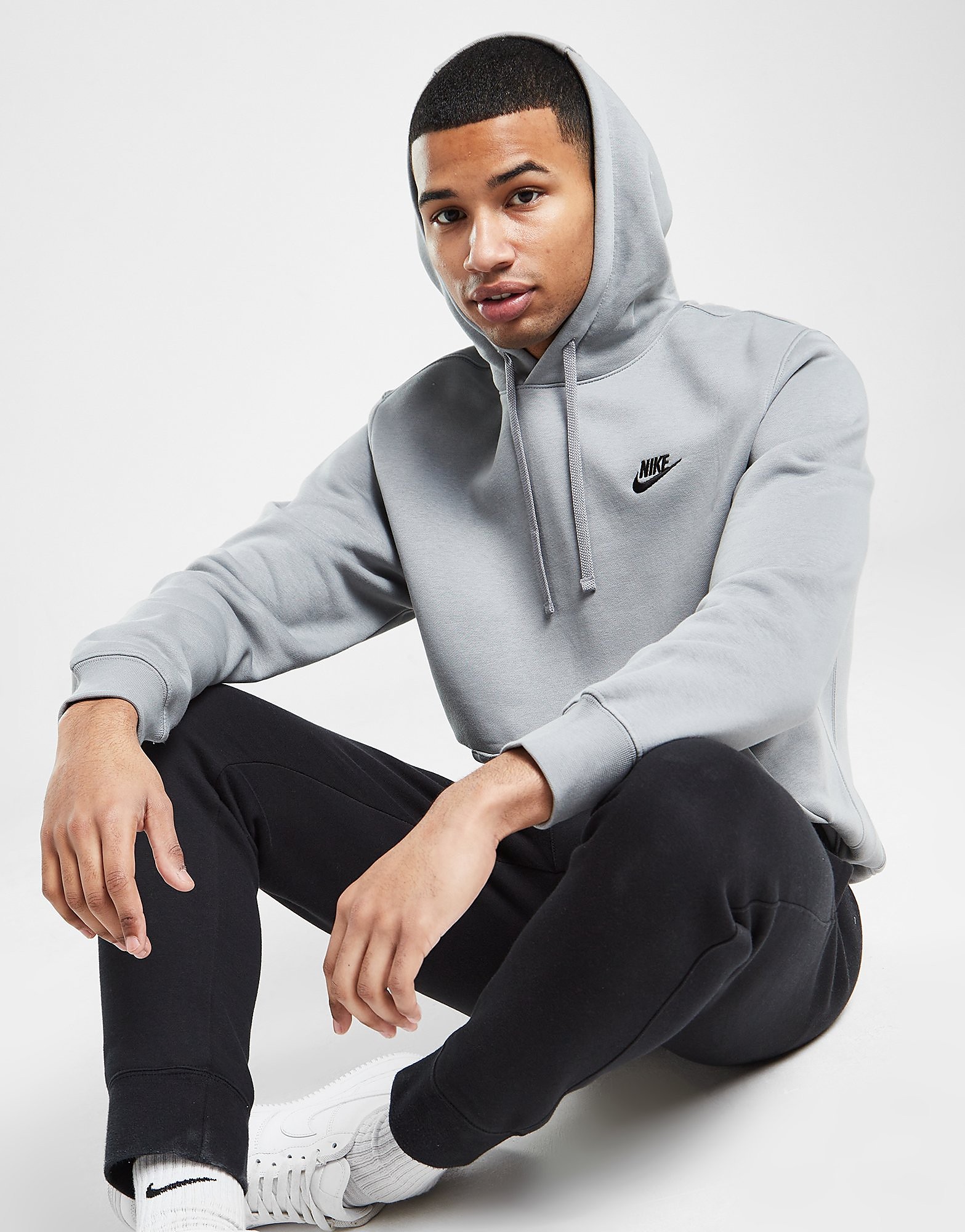 

Nike Foundation Hoodie - Grey - Mens, Grey