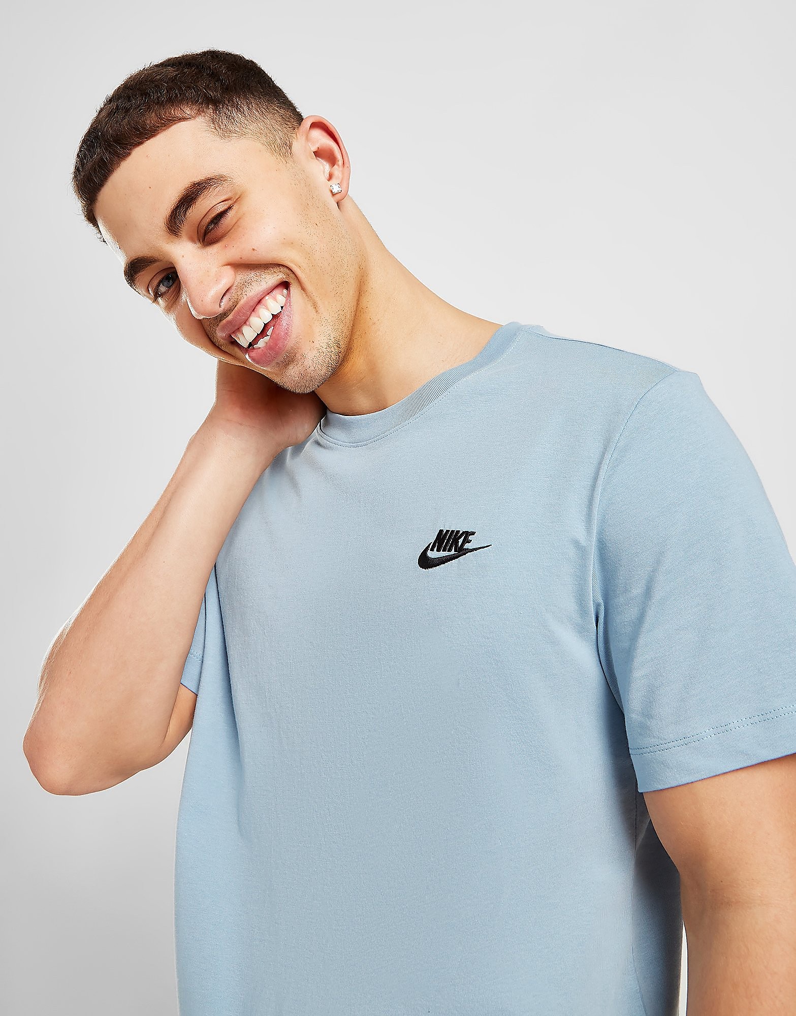 

Nike Sportswear Club T-Shirt - Blue - Mens, Blue