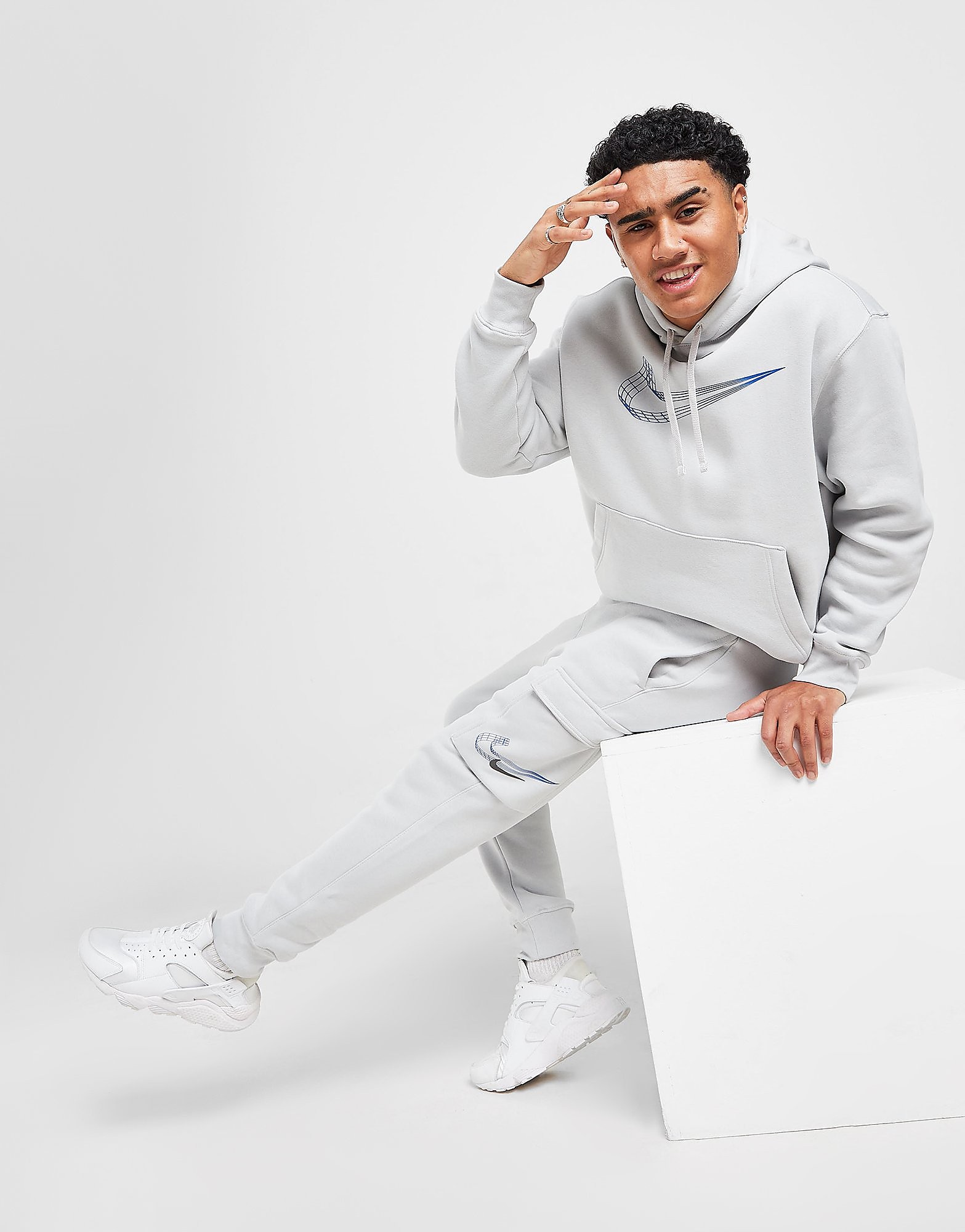 

Nike 3D Cargo Joggers - Grey - Mens, Grey