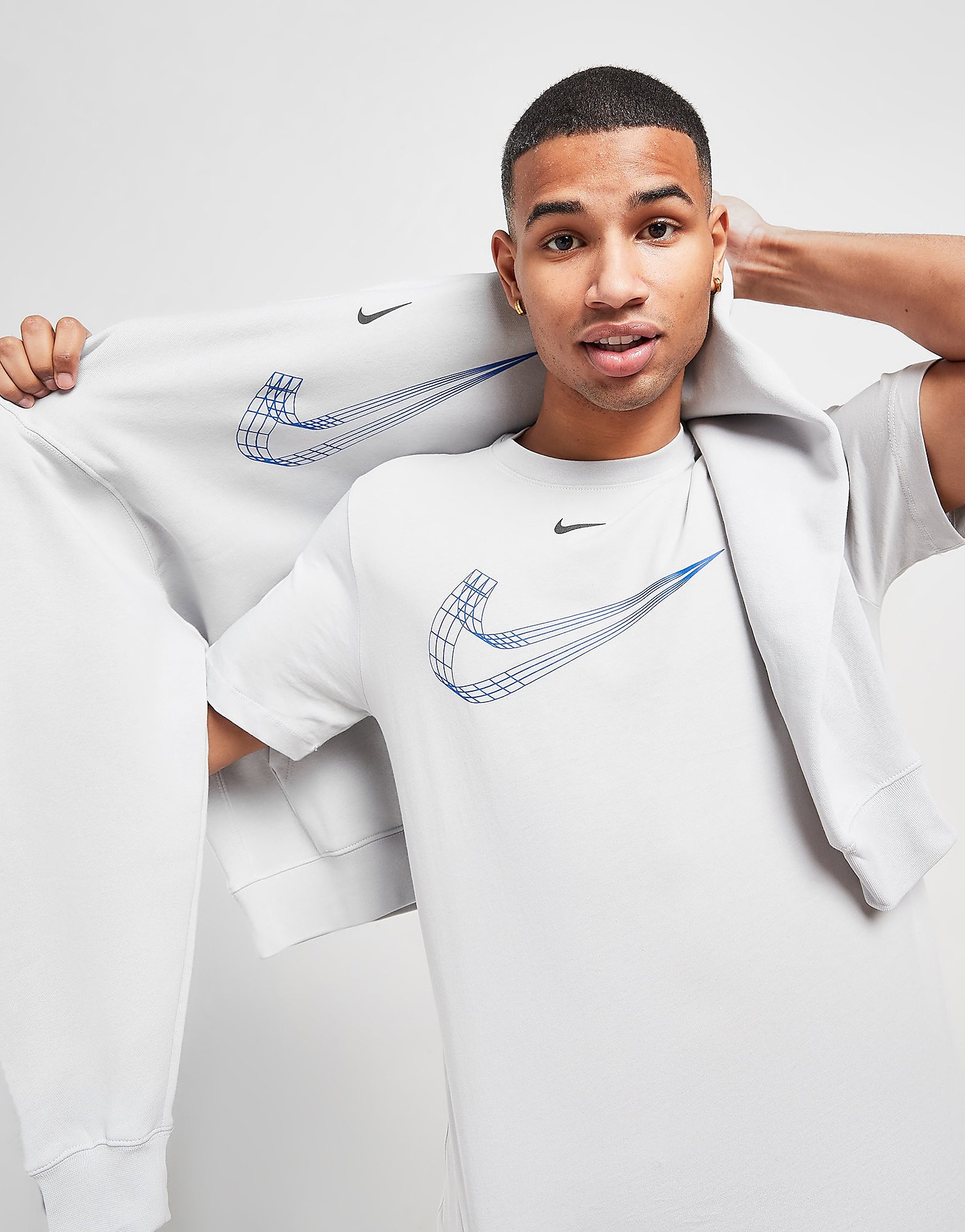 

Nike 3D Swoosh T-Shirt - Grey, Grey