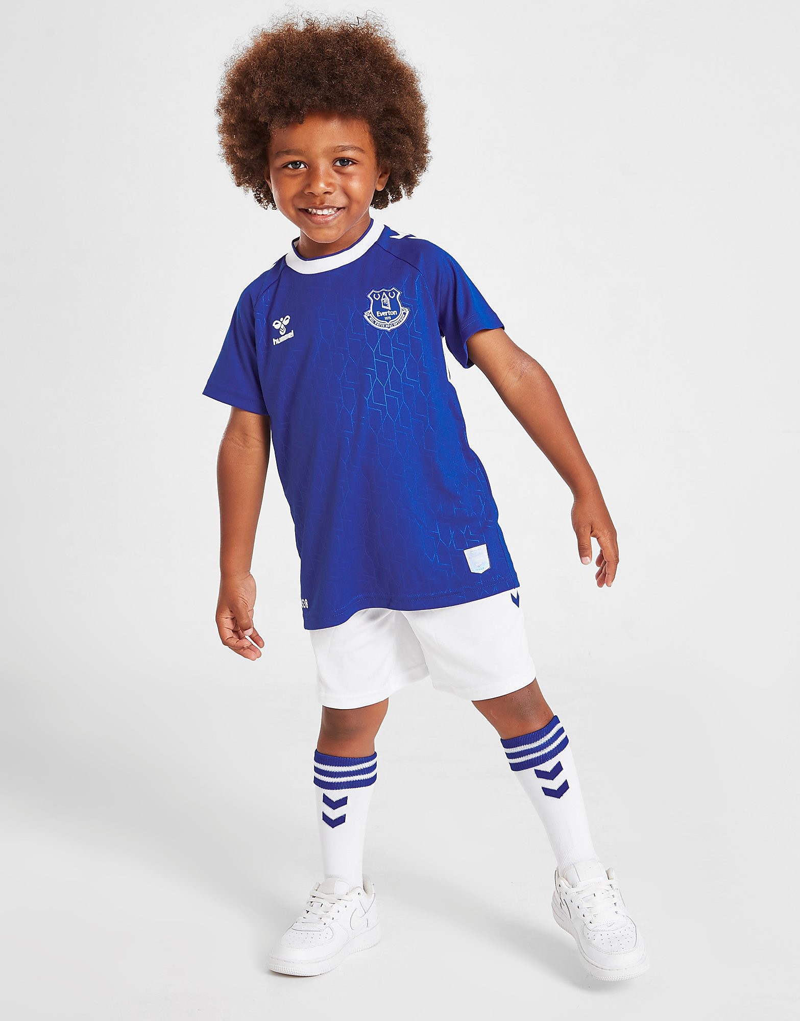 Hummel Everton FC 2022/23 Home Mini Kit Chlildren - Blue/White - Kids, Blue/White