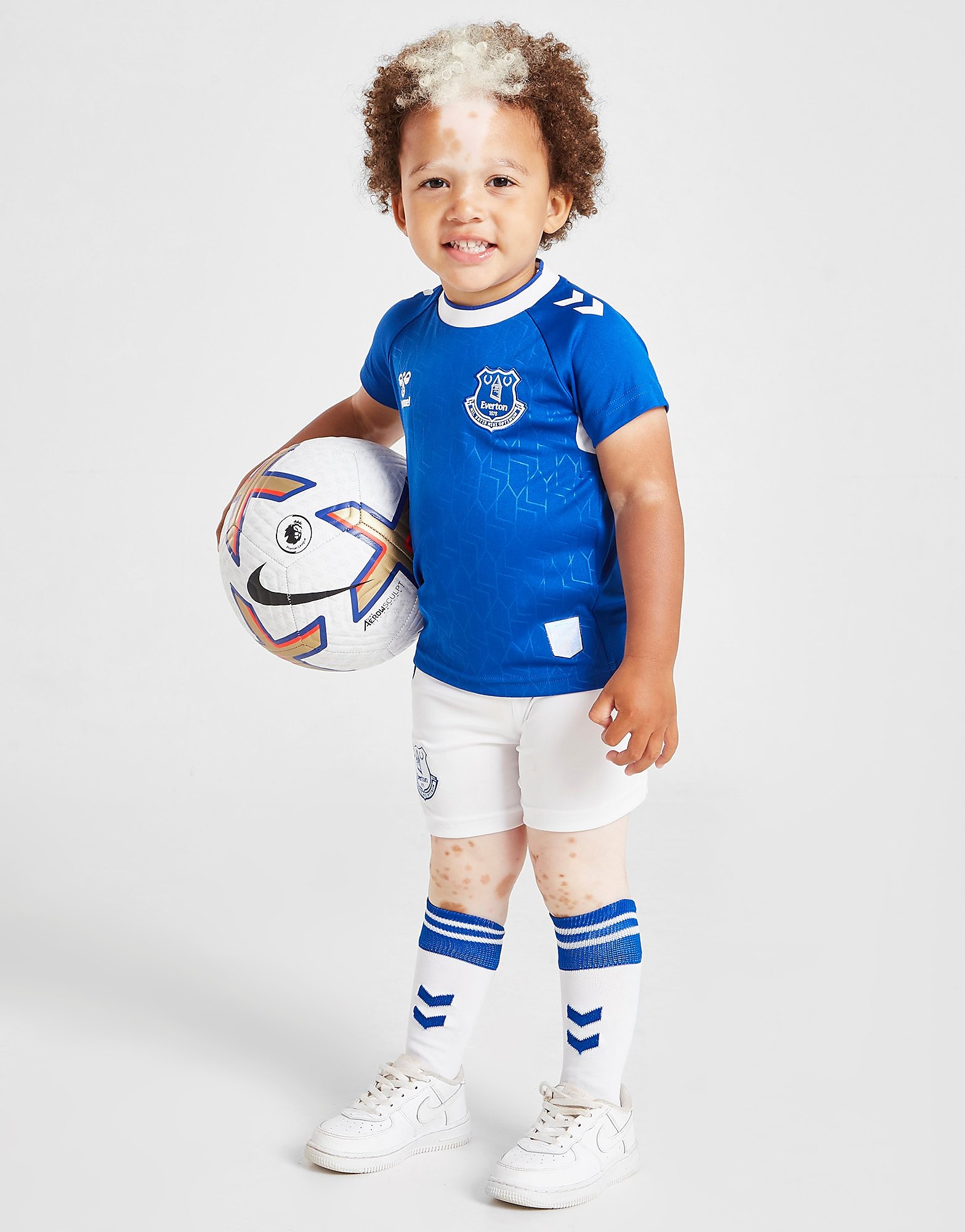 

Hummel Everton FC 2022/23 Home Baby Kit Infant - Blue/White - Kids, Blue/White
