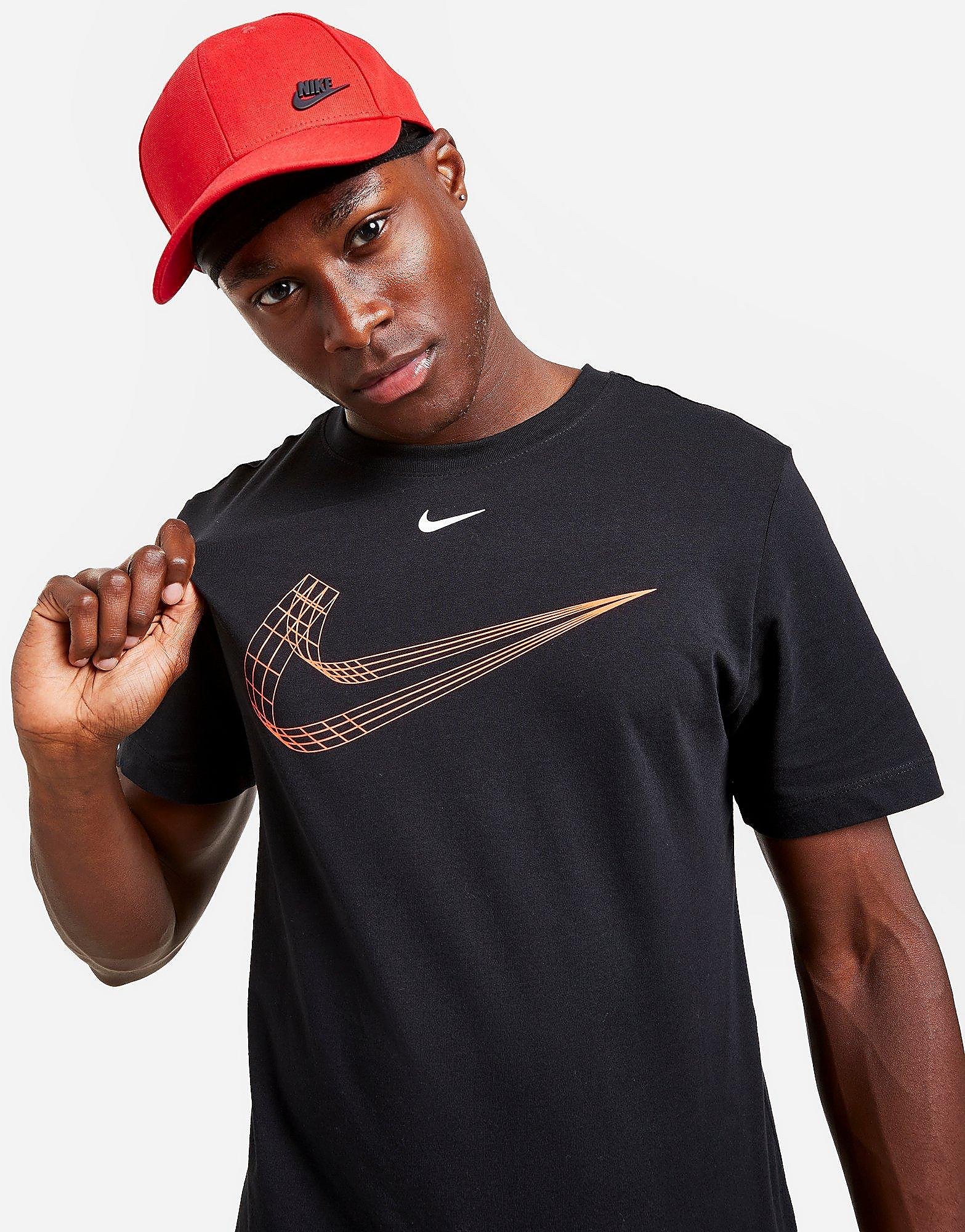 

Nike 3D Swoosh T-Shirt - Black - Mens, Black