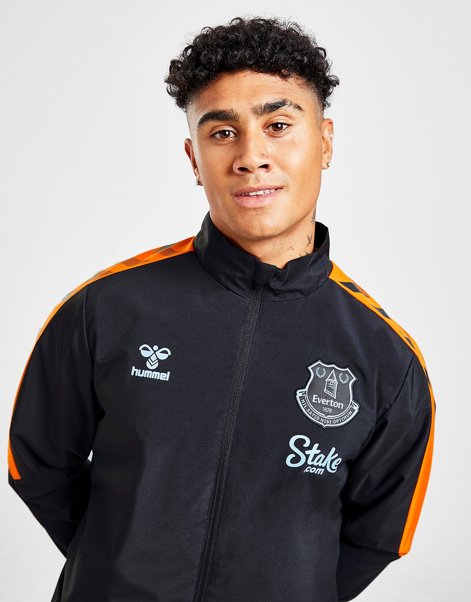 

Hummel Everton FC Spray Jacket - Navy - Mens, Navy
