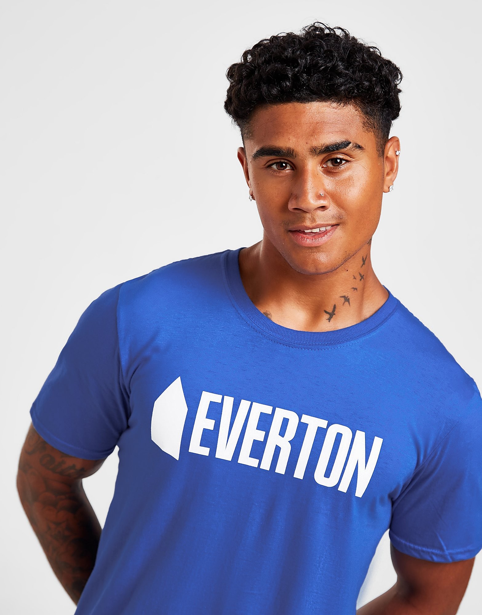 

Hummel Everton FC Wordmark T-Shirt - Blue - Mens, Blue