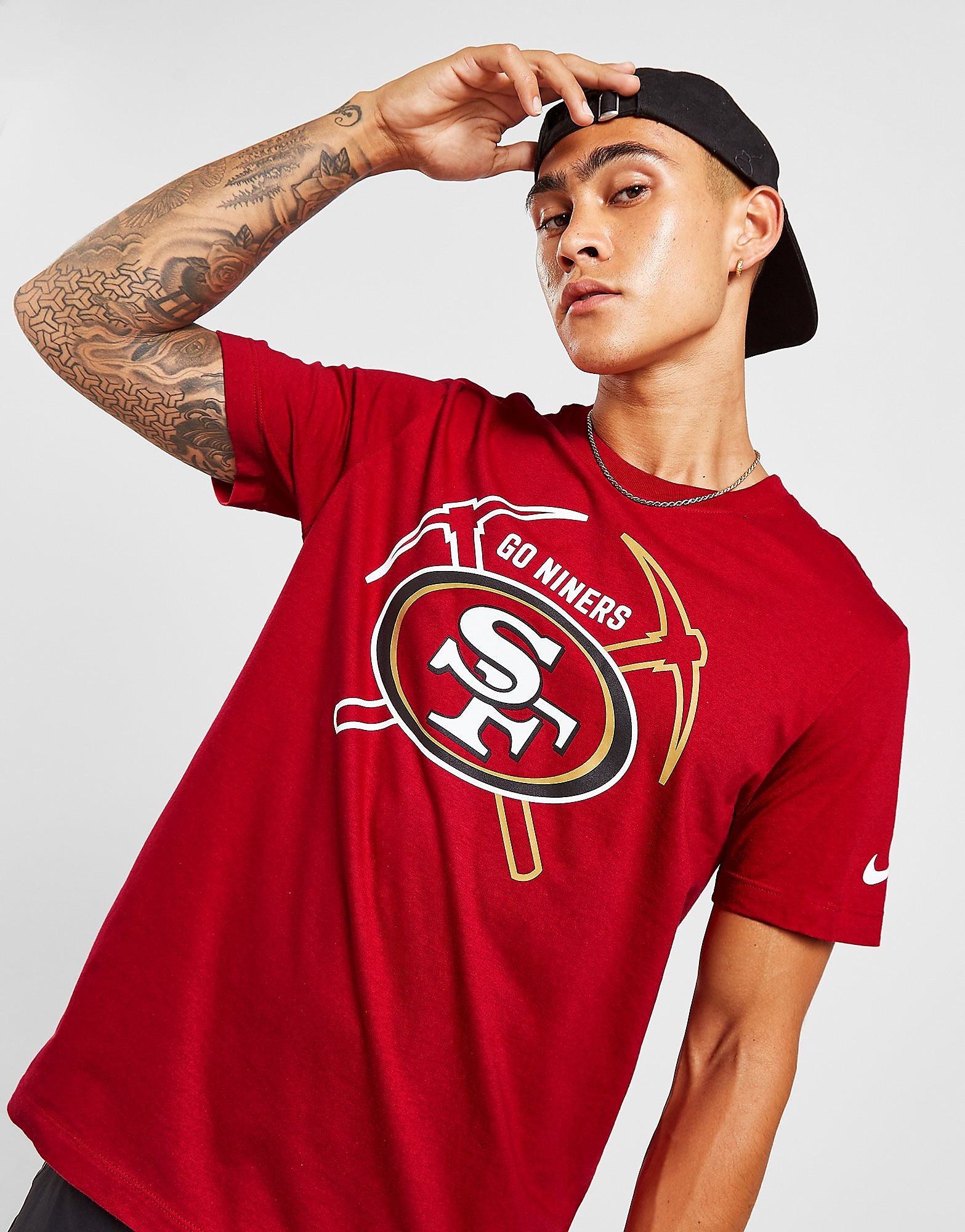 

Nike NFL San Fransisco 49ers Logo T-Shirt - Red - Mens, Red