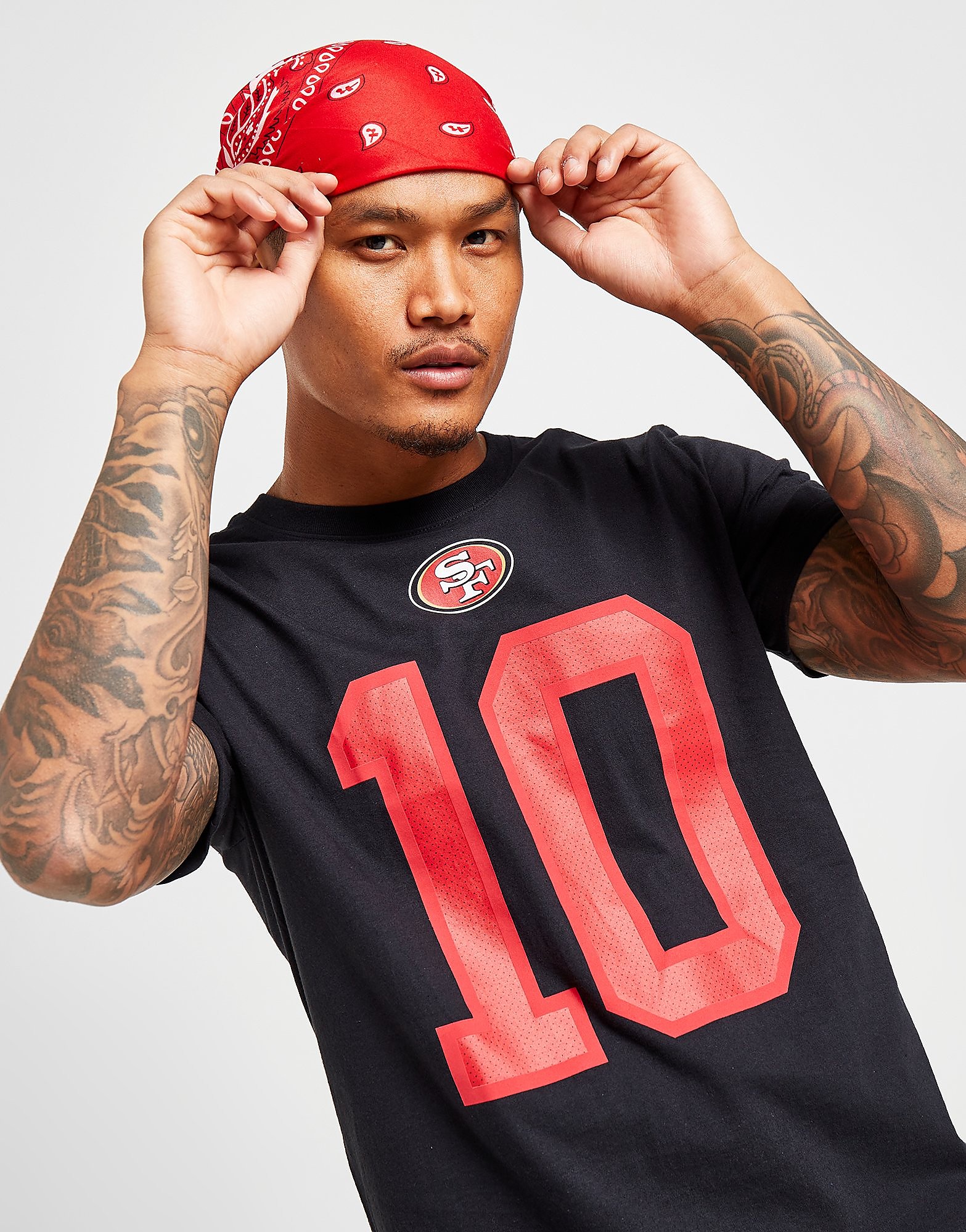 

Nike NFL San Francisco 49ers Garoppolo #10 T-Shirt - Black - Mens, Black