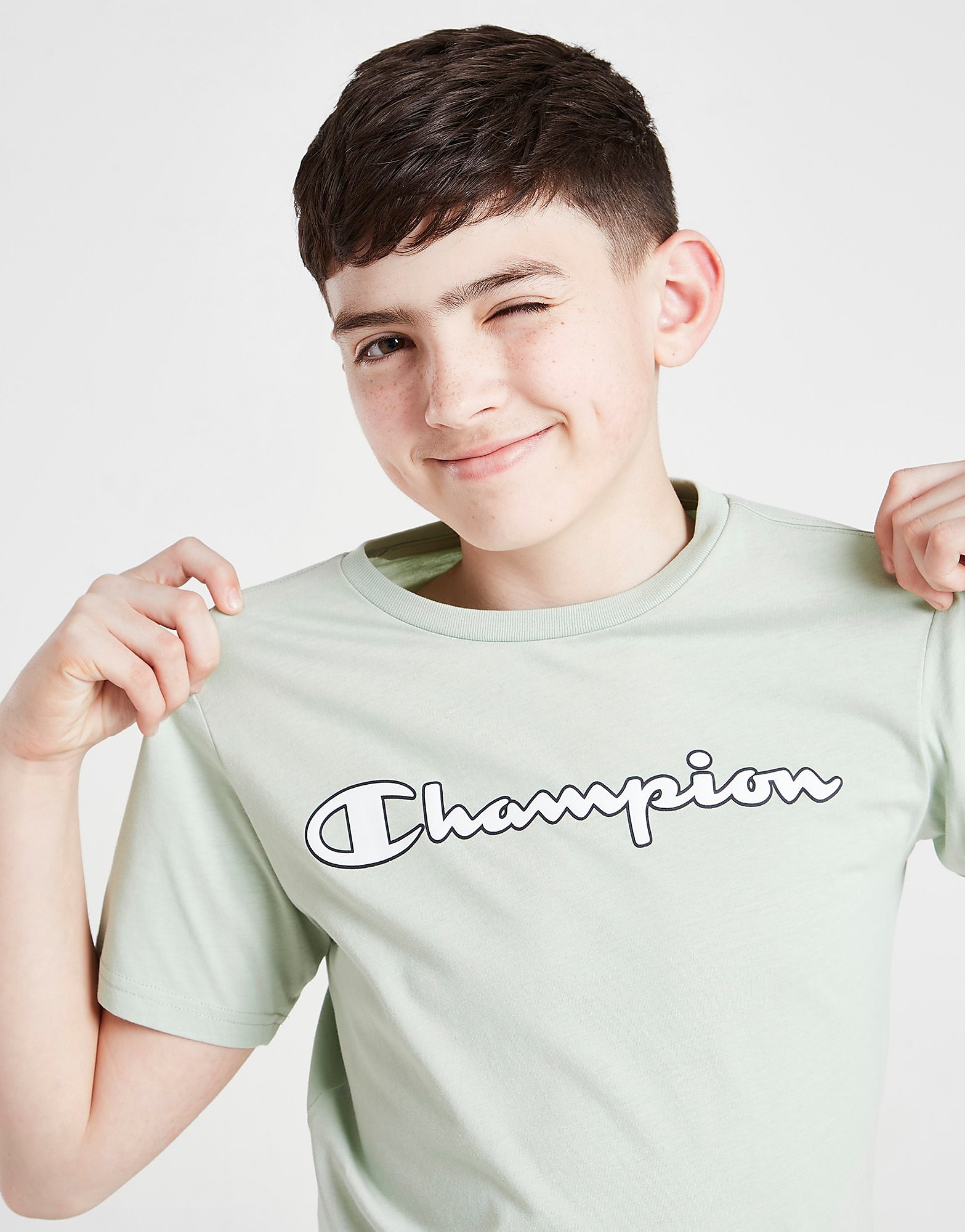 

Champion Core T-Shirt Junior - Only at JD - Green - Kids, Green