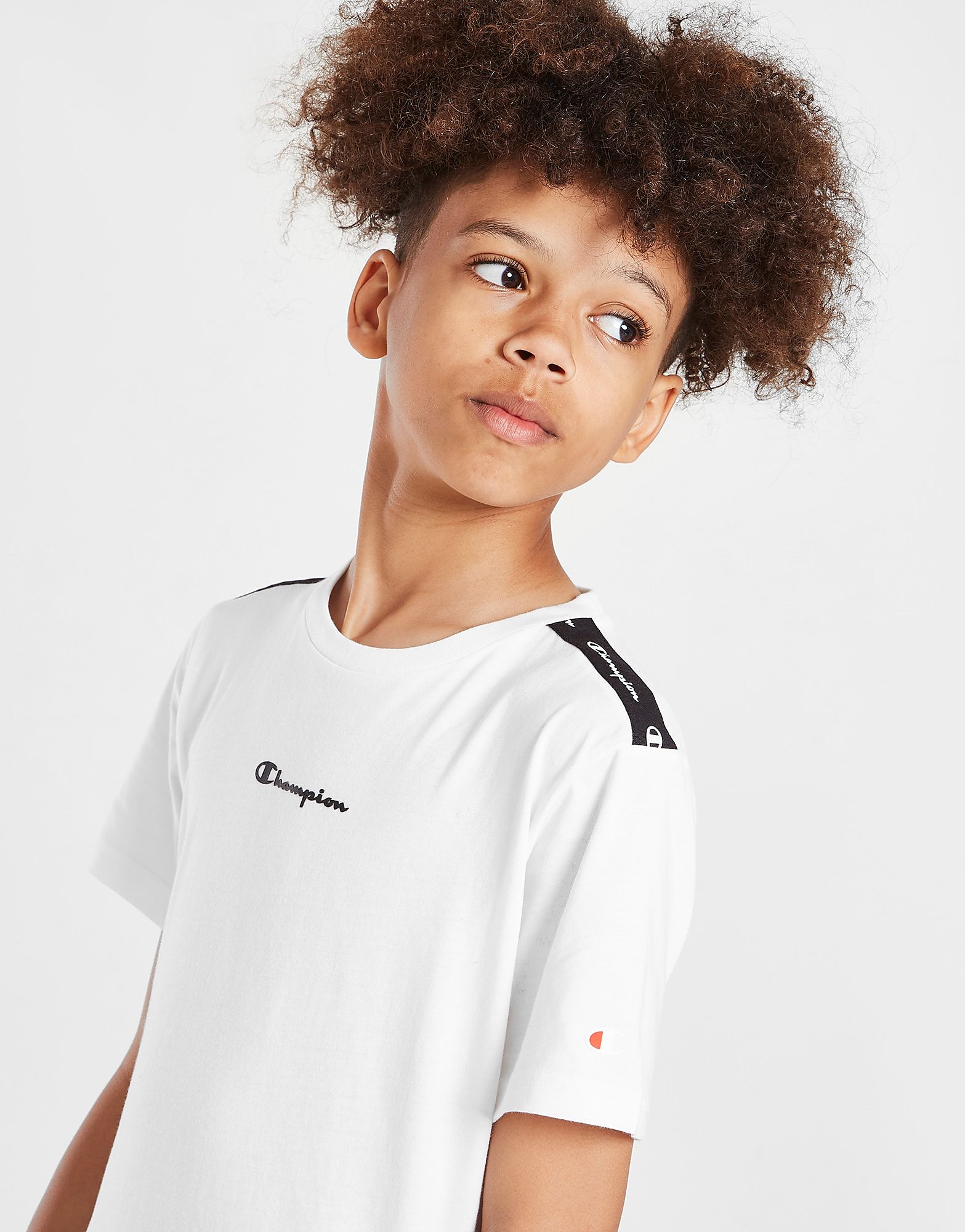 

Champion Tape T-Shirt Junior - Only at JD - White - Kids, White